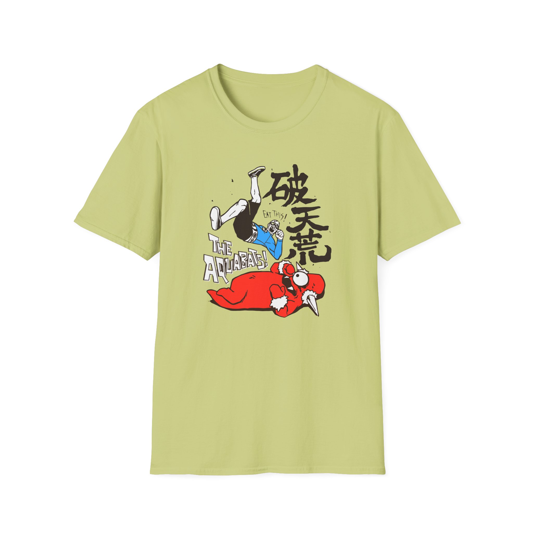 The Aquabats Elbow Drop! Archive Unisex Softstyle T-Shirt - Image 13