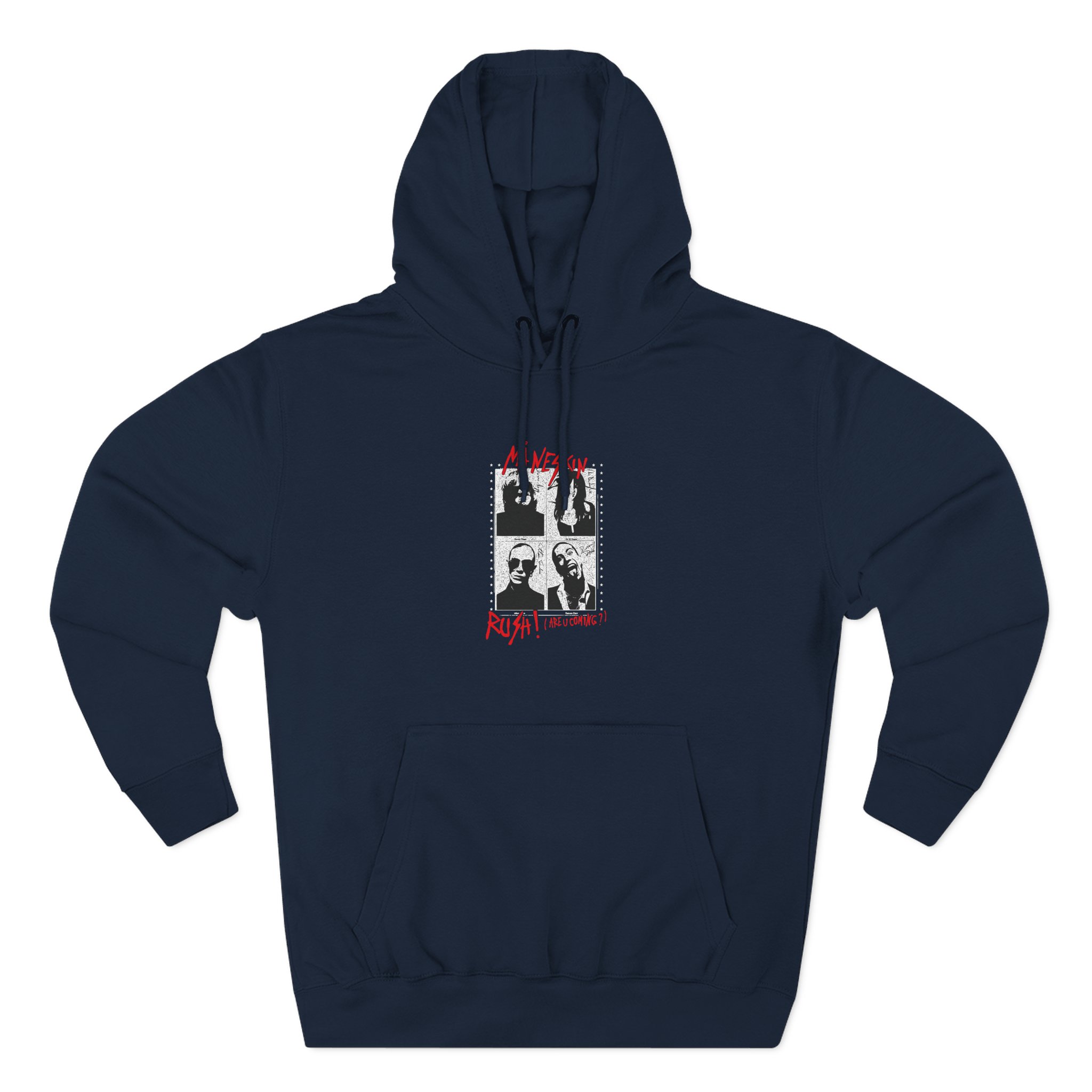 Maneskin RUSH! Three-Panel Fleece Hoodie - Image 7