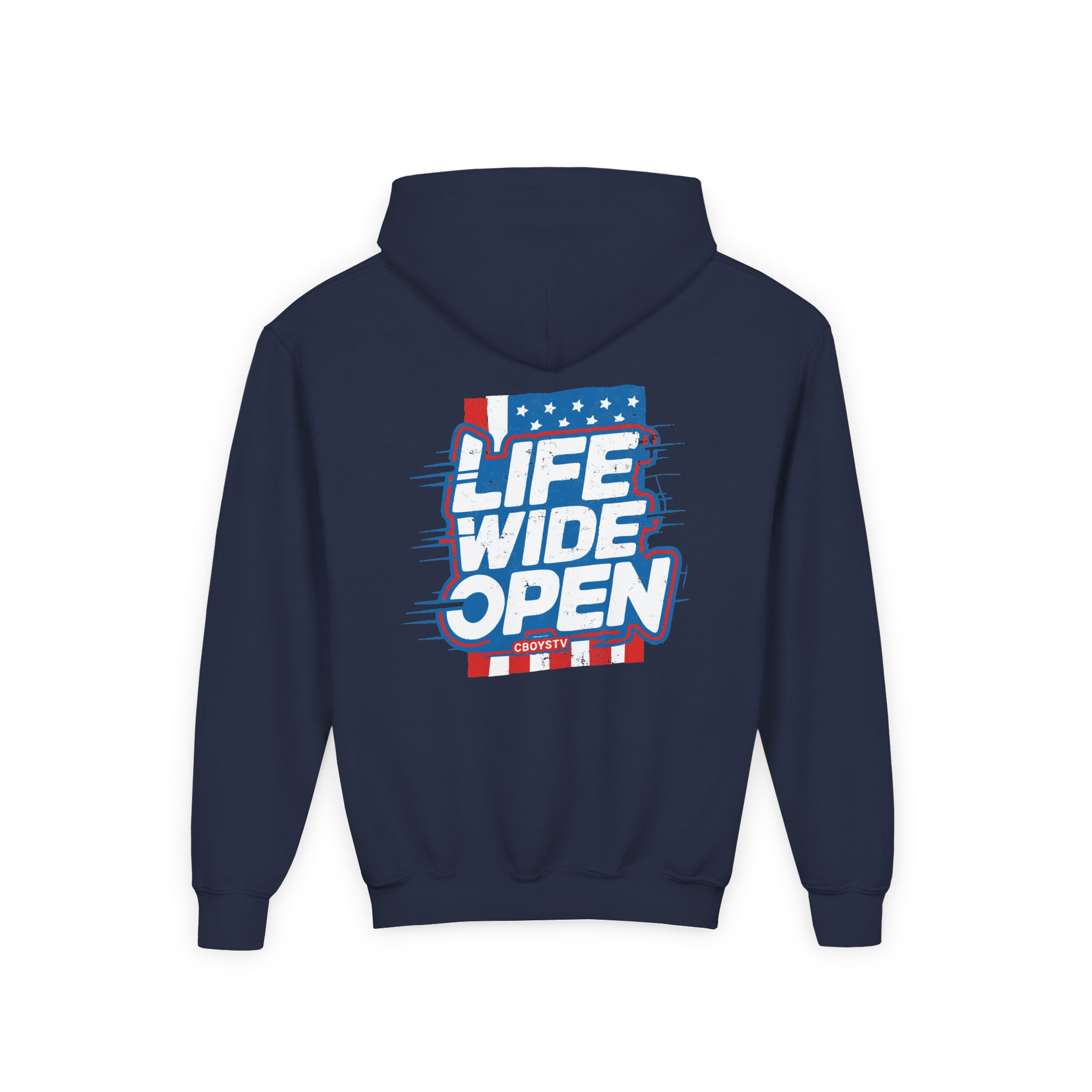 Cboystv Patriot Youth Heavy Blend Hooded Sweatshirt - Image 12