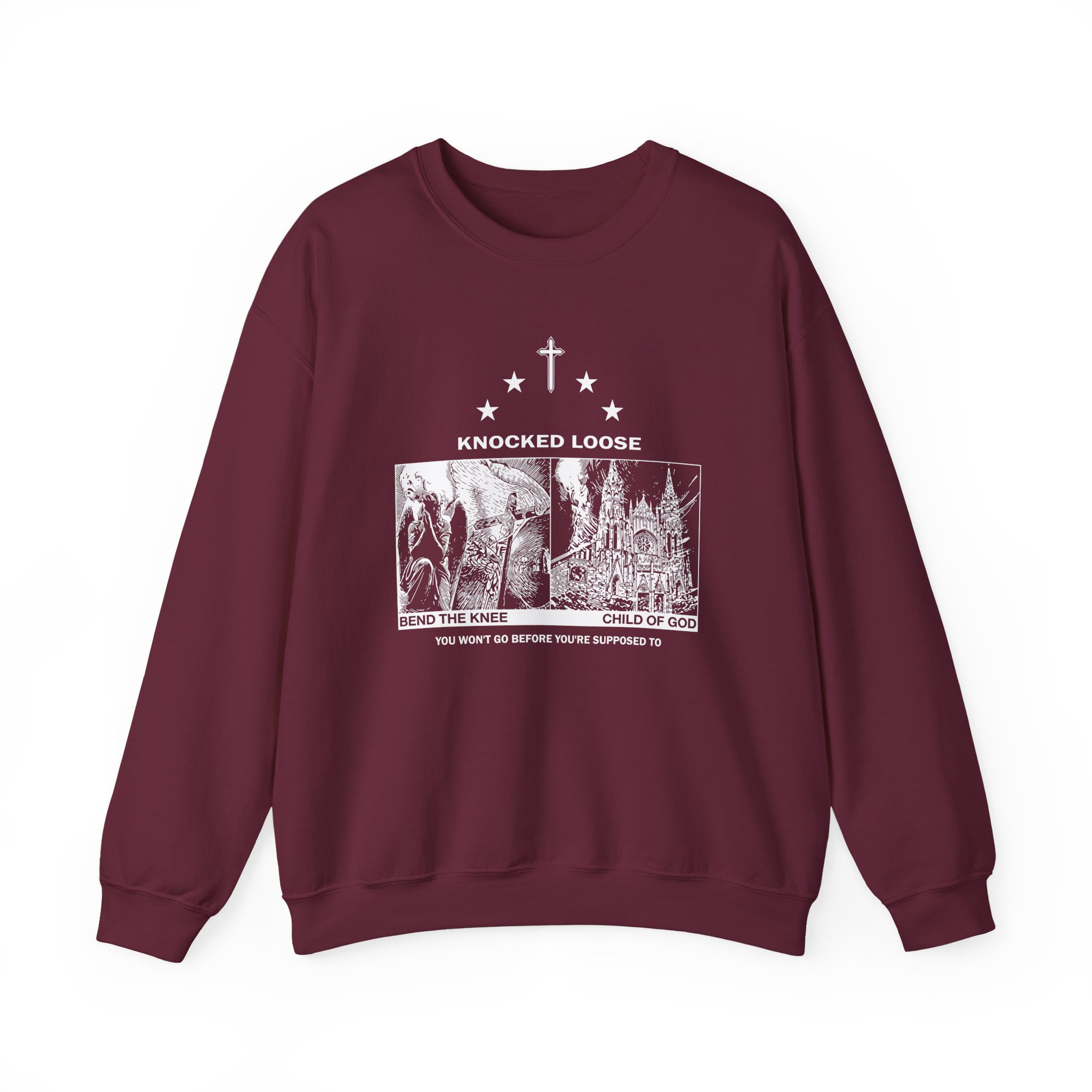 Knocked Loose Blinding Faith Royal Unisex Heavy Blend™ Crewneck Sweatshirt - Image 5