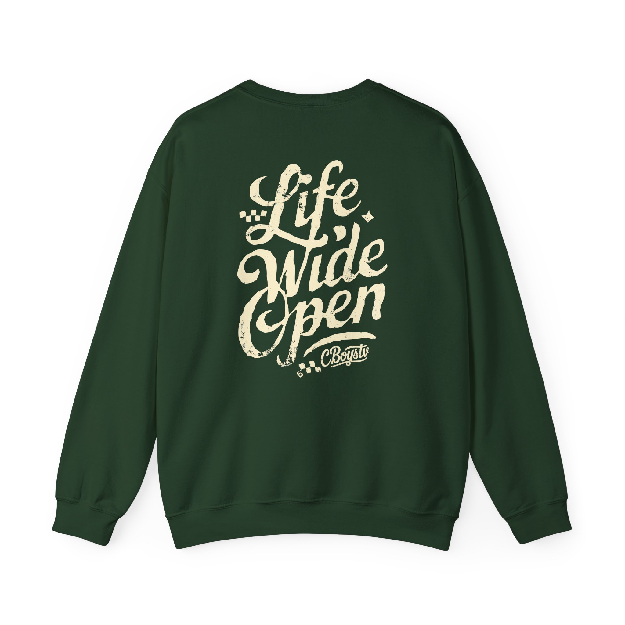 Cboystv Tan Script Unisex Heavy Blend™ Crewneck Sweatshirt - Image 12