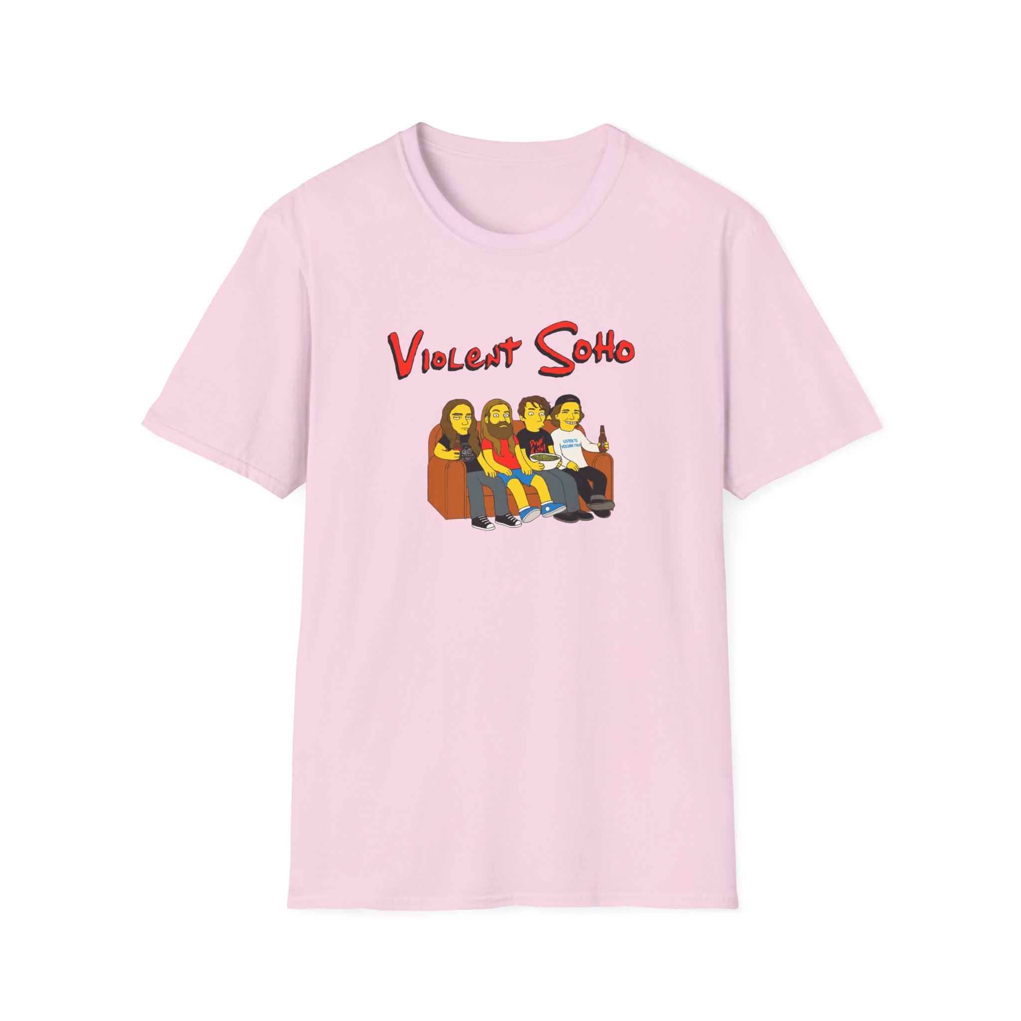 Violent Soho Springfield 4122 Unisex Softstyle T-Shirt - Image 27