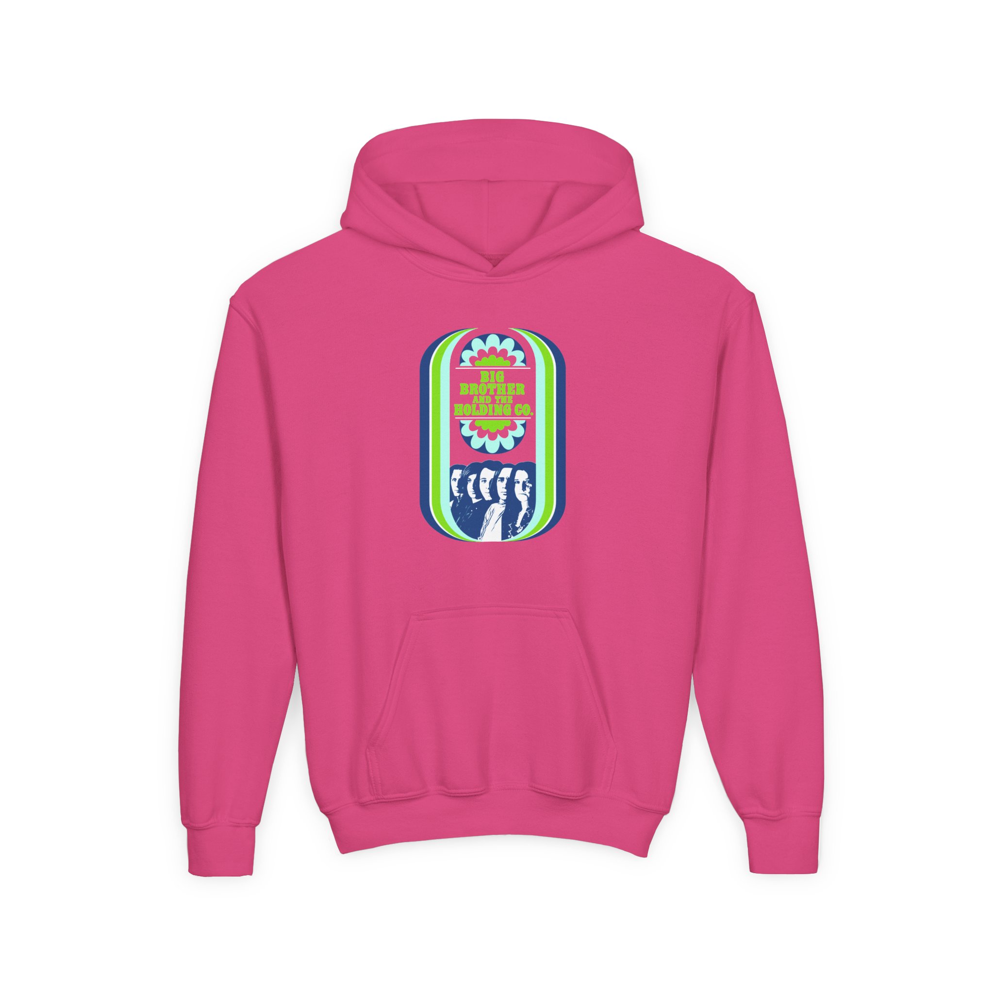Youth Janis Joplin Vintage Handbill Heavy Blend Hooded Sweatshirt - Image 13