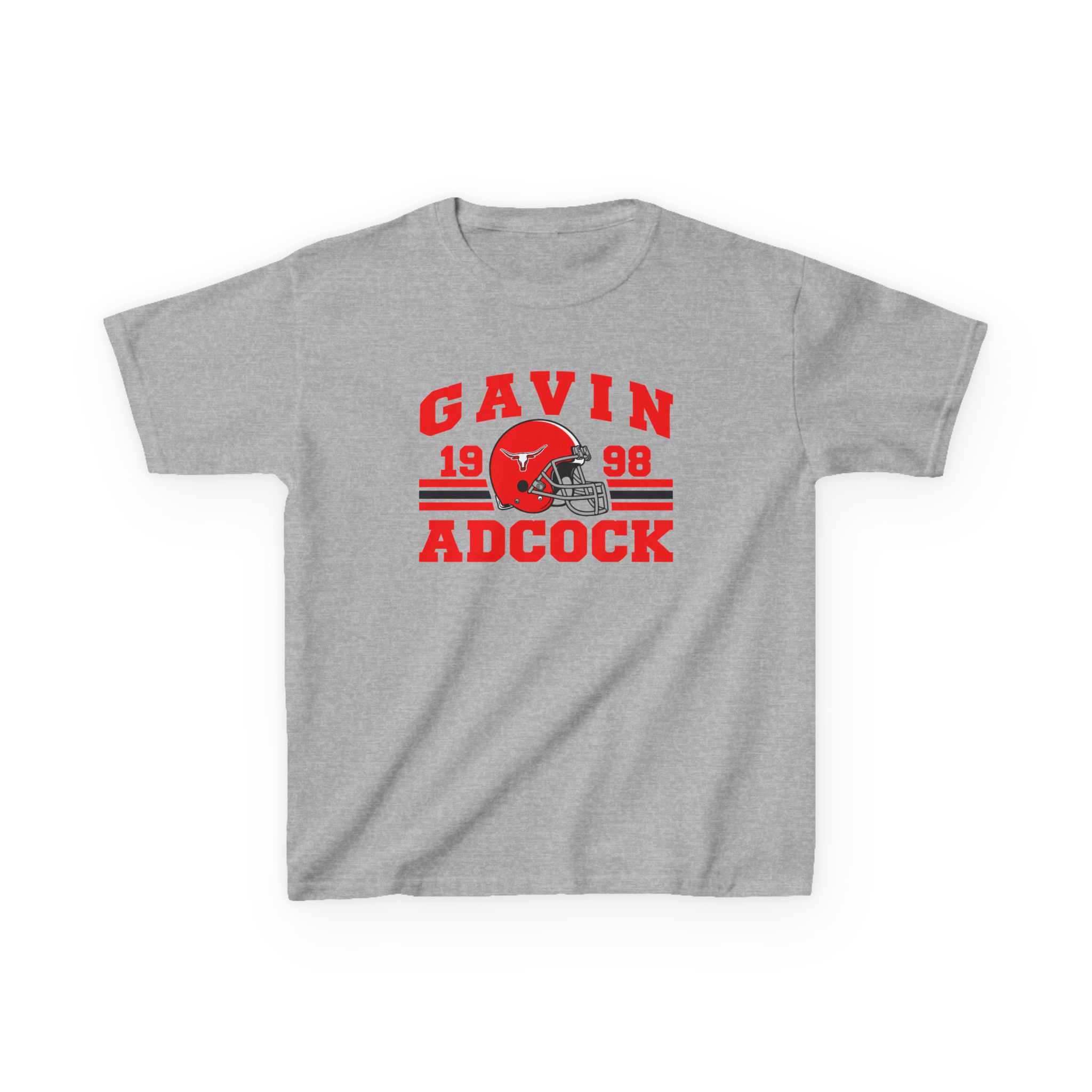 Gavin Adcock Football Kids Heavy Cotton™ Tee - Image 5
