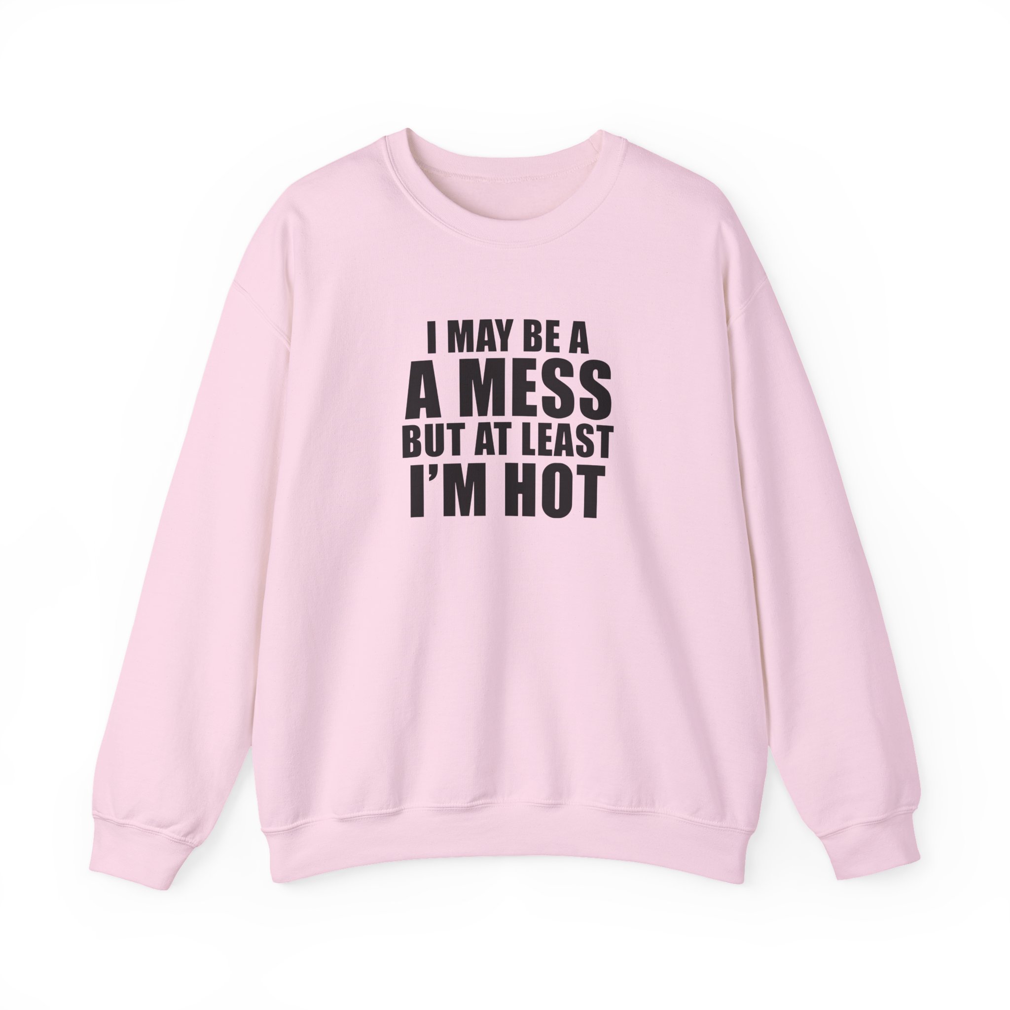 Alix Earle I May Be a a Mess but at Least I’m Hot Unisex Heavy Blend™ Crewneck Sweatshirt - Image 13