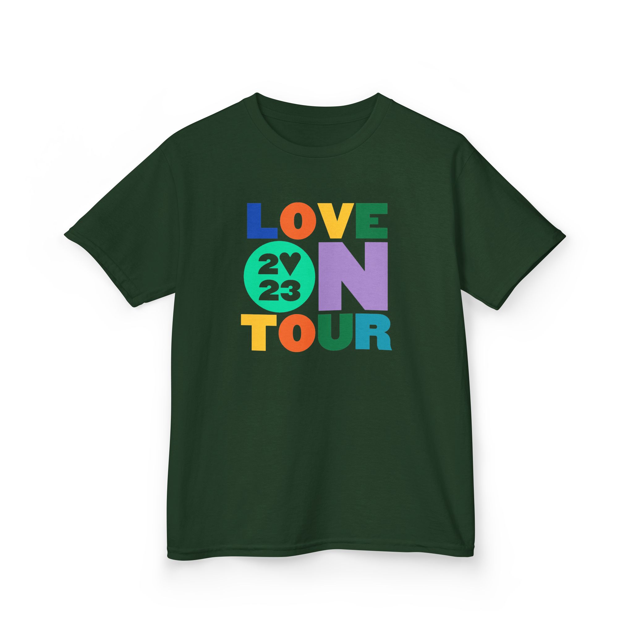 Love on Tour 2023 Kids Heavy Cotton™ Tee - Image 5