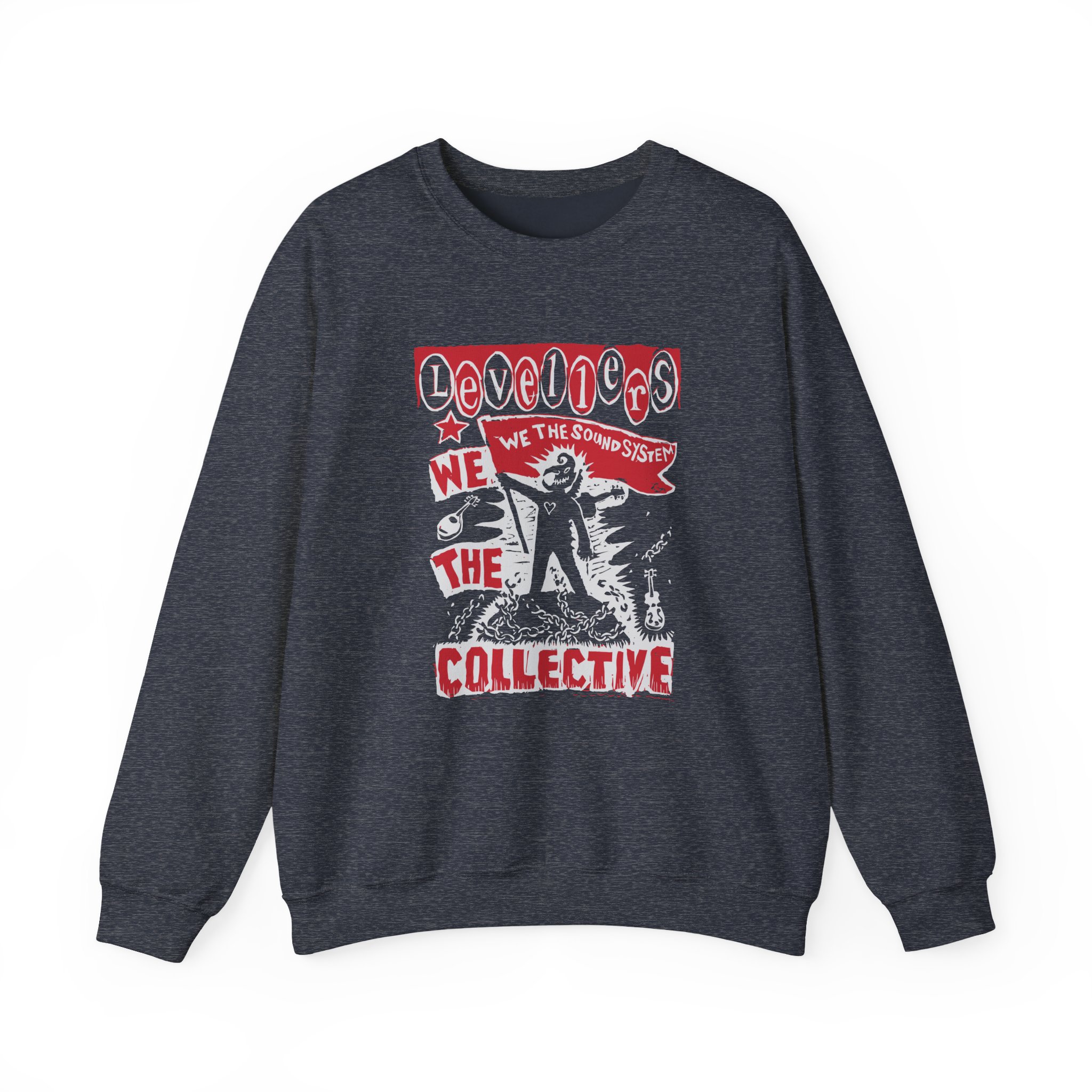 Levellers 2025 March We the Collective Tour Unisex Heavy Blend™ Crewneck Sweatshirt - Image 7