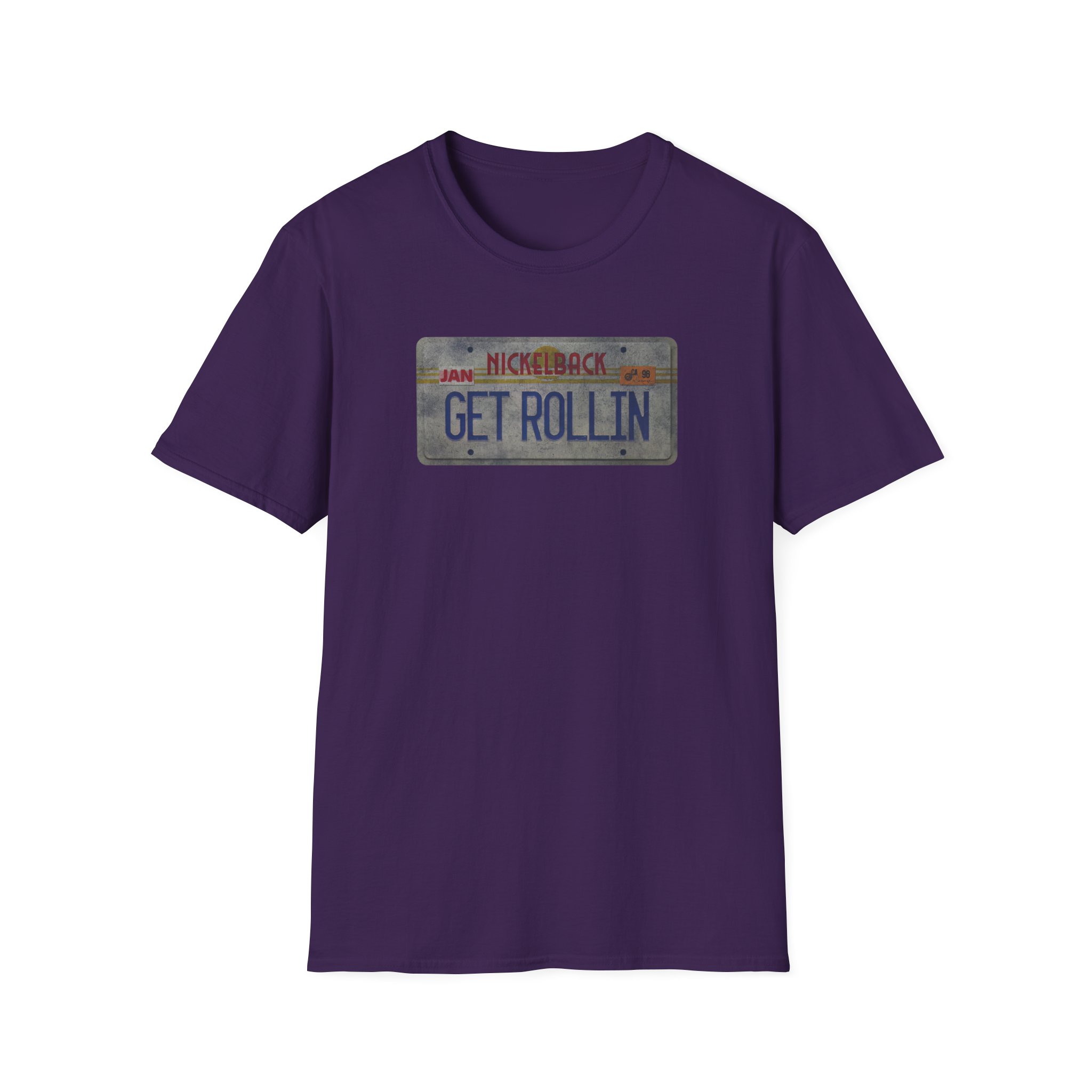 Nickelback Get Rollin Unisex Softstyle T-Shirt - Image 9