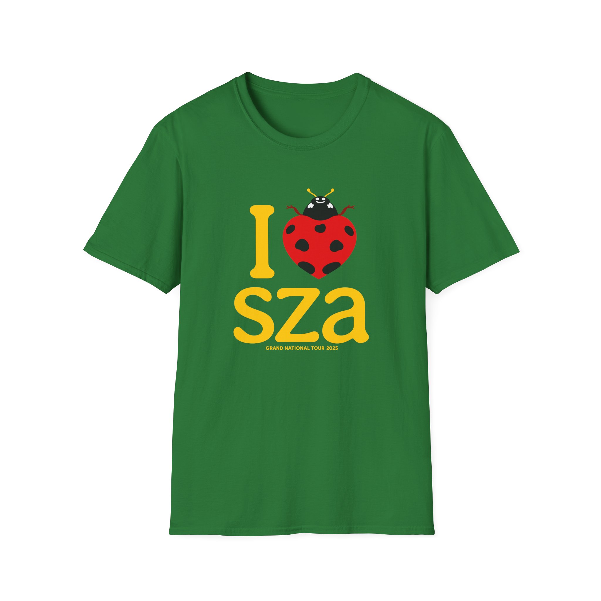Sza Sos I Heart Sza Camo Unisex Softstyle T-Shirt - Image 3