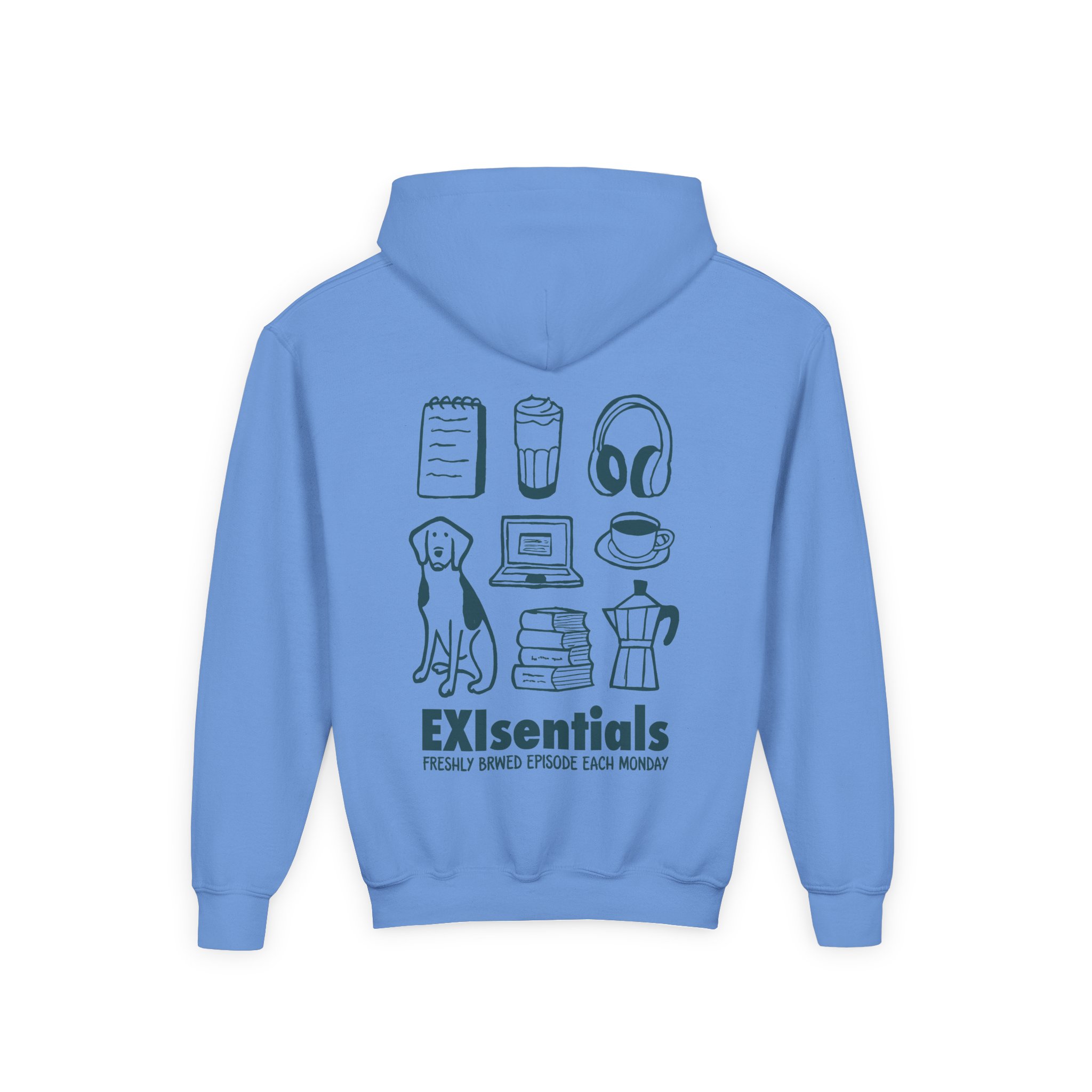 Youth Mord Auf Ex Exisentials Heavy Blend Hooded Sweatshirt - Image 12