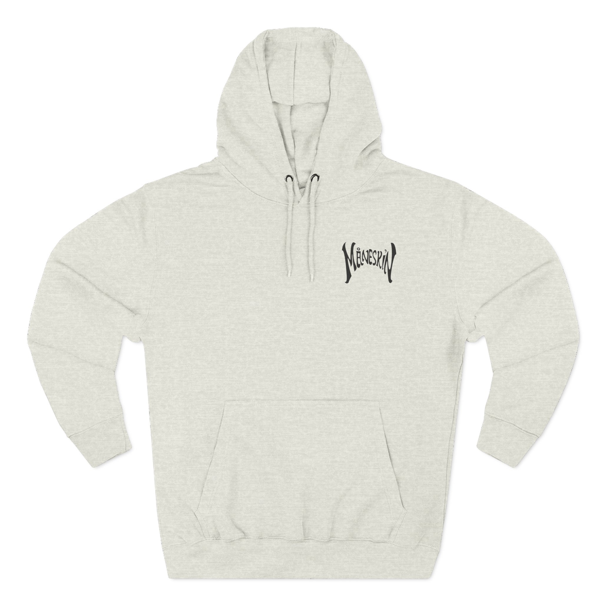 Maneskin Pocket Logo & Zitti e Buoni Circle Three-Panel Fleece Hoodie - Image 9