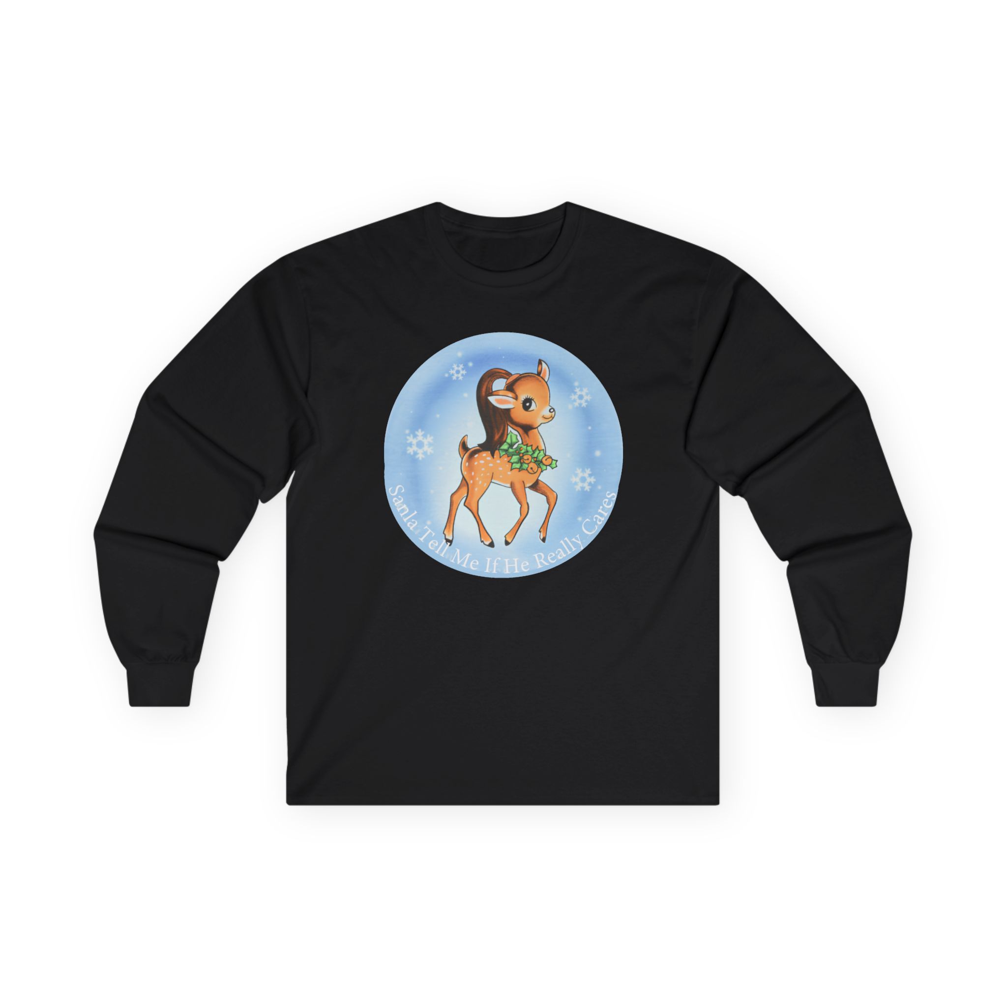 AG Santa Tell Me Unisex Ultra Cotton Long Sleeve Tee