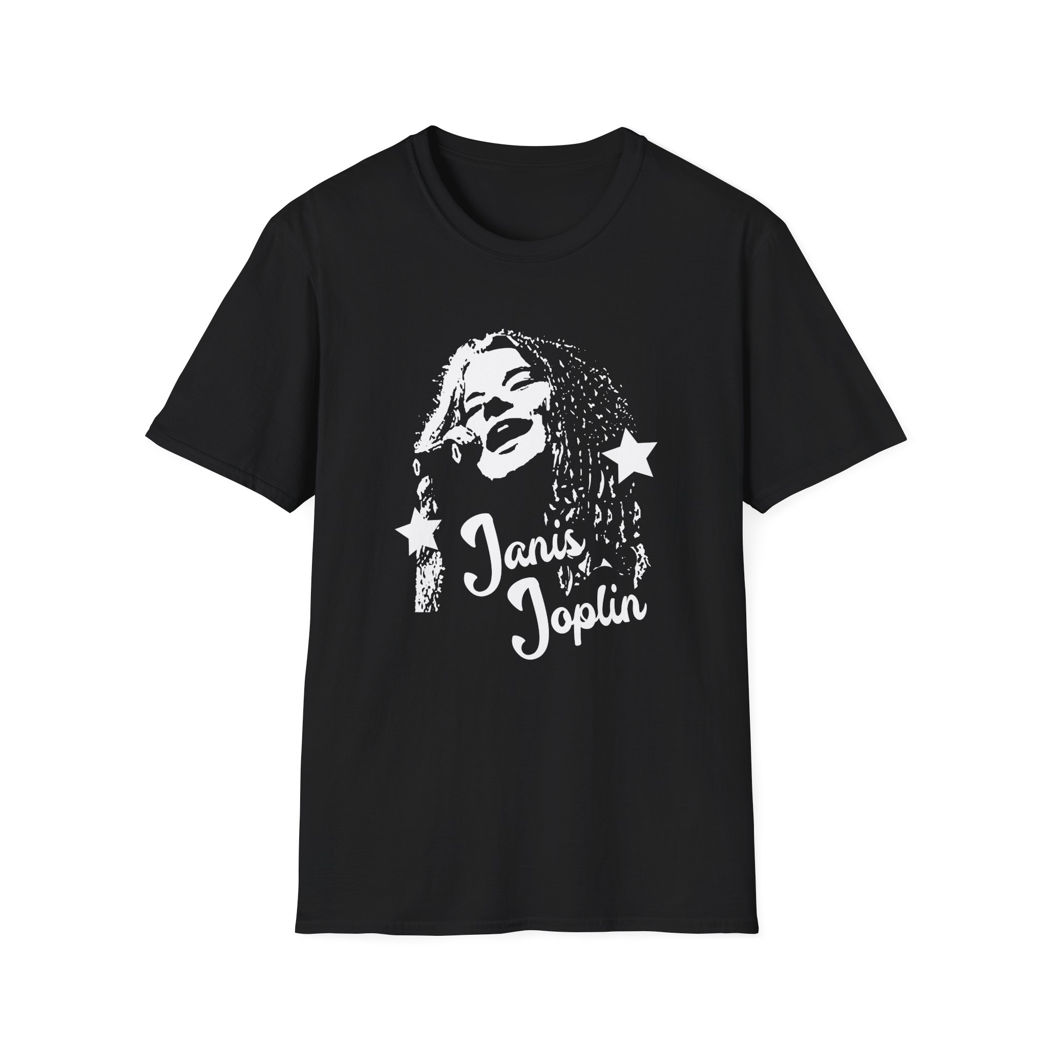 Janis Joplin Photo Unisex Softstyle T-Shirt