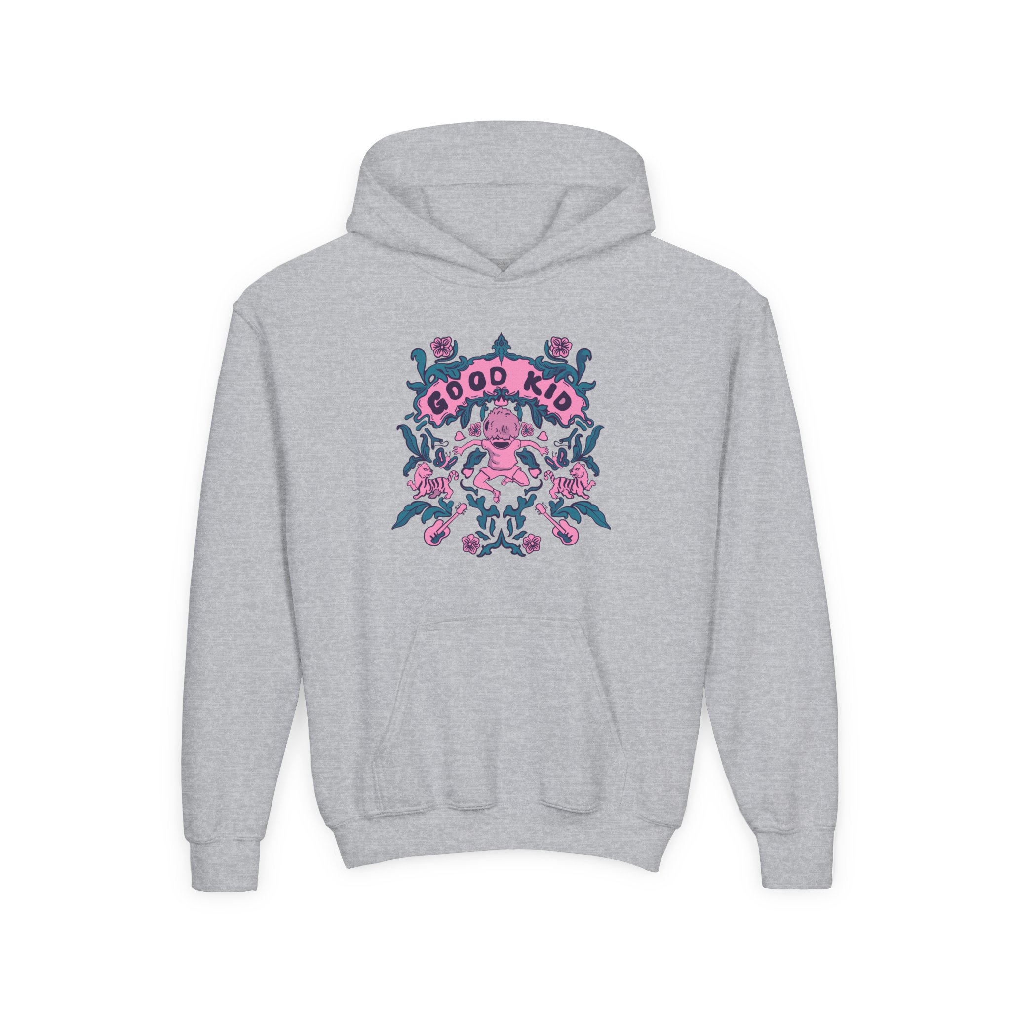 Good Kid Mirror World Youth Heavy Blend Hooded Sweatshirt - Image 3