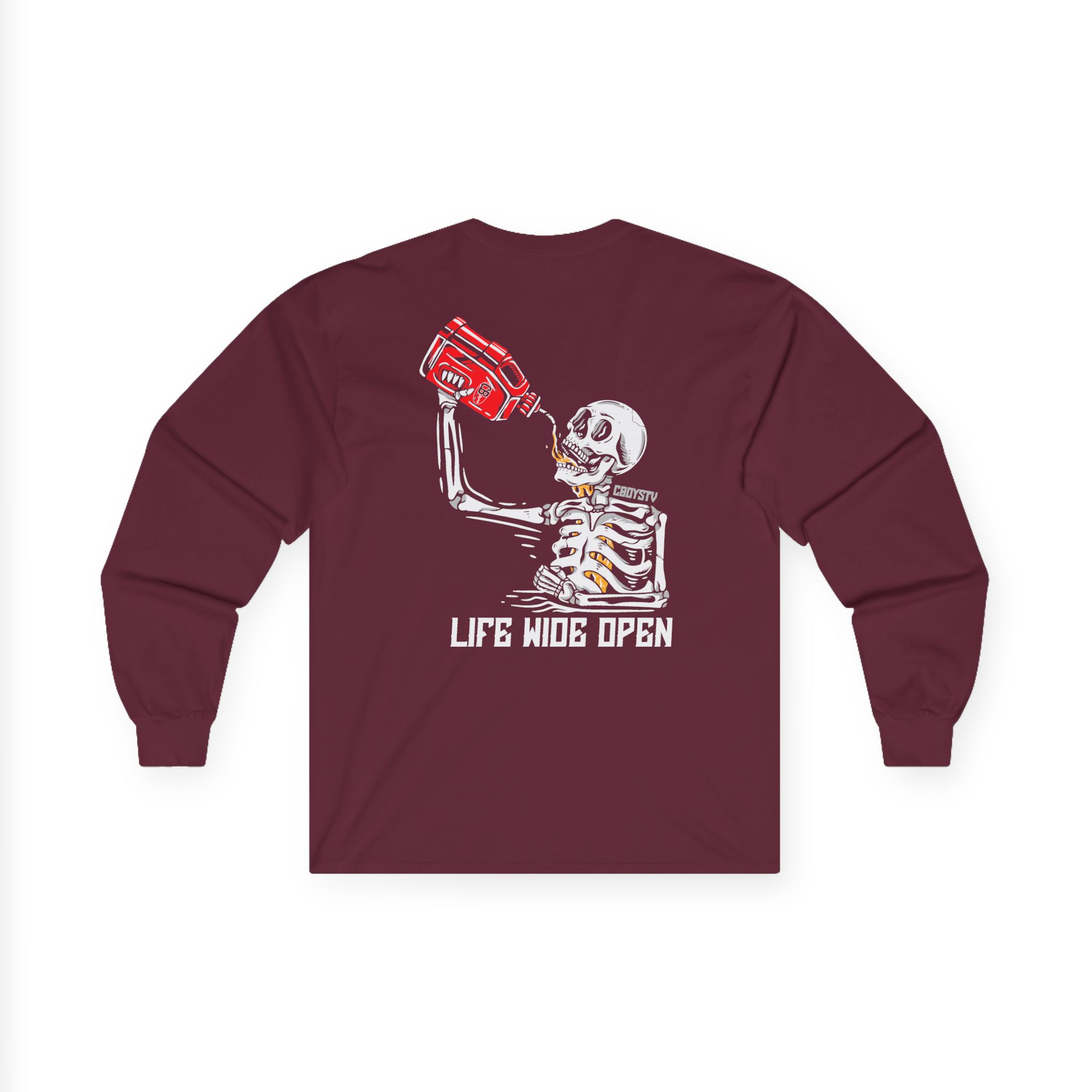 Cboystv Soul Fuel Unisex Ultra Cotton Long Sleeve Tee - Image 4