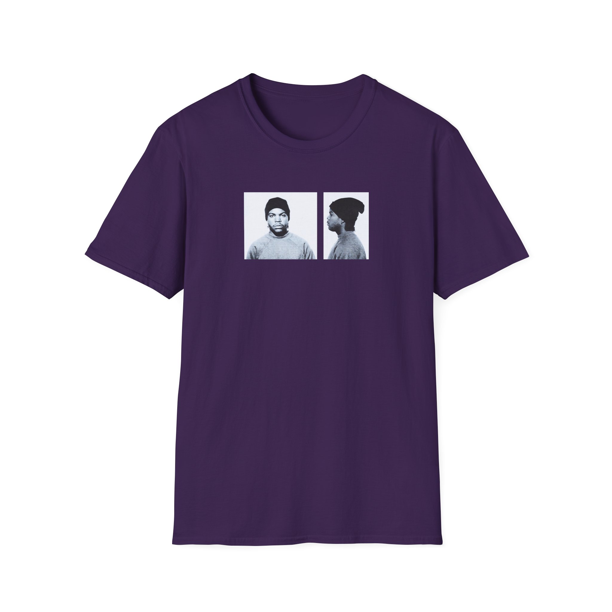 Ice Cube Mug Shot Unisex Softstyle T-Shirt - Image 27