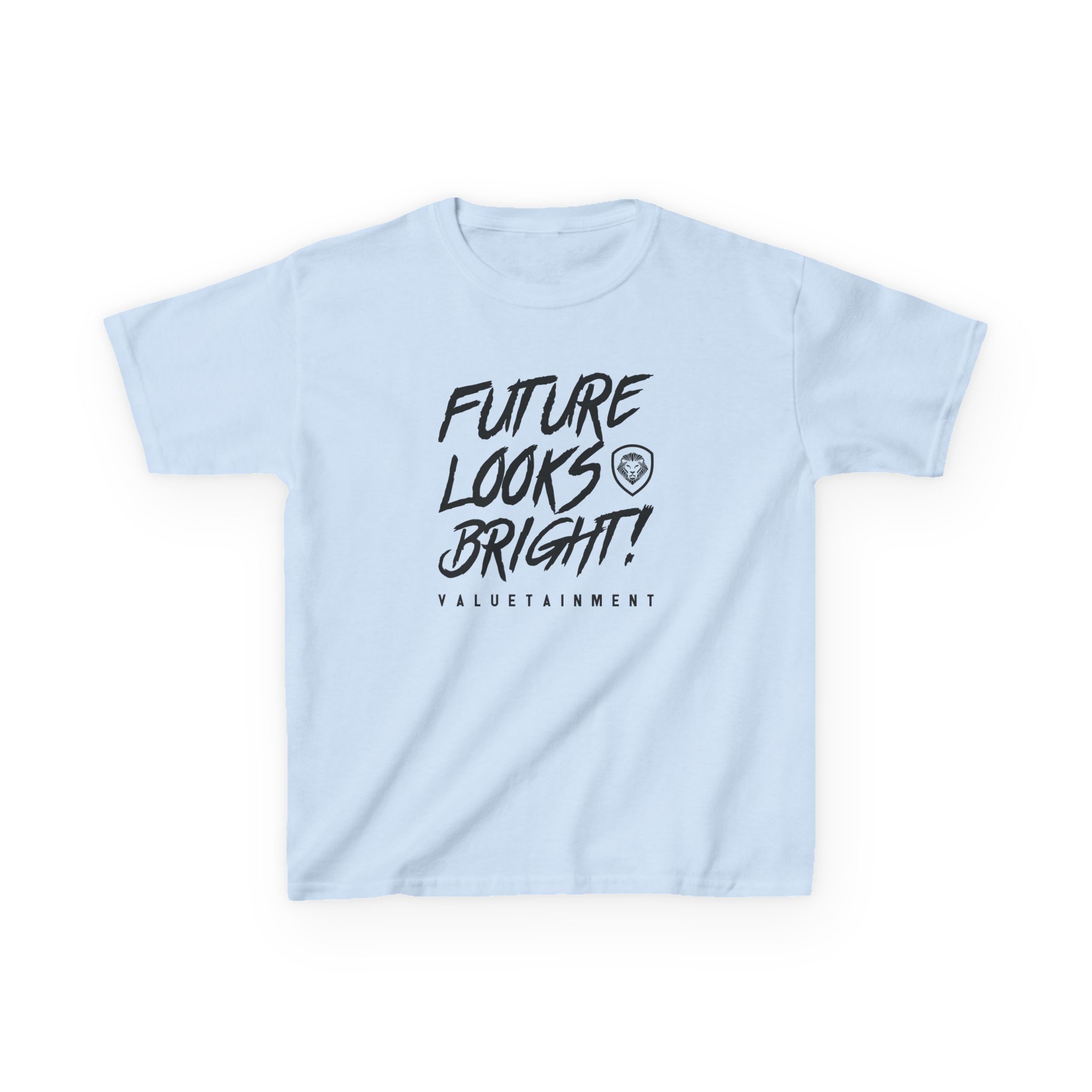 Valuetainment Future Looks Bright Kids Heavy Cotton™ Tee - Image 7