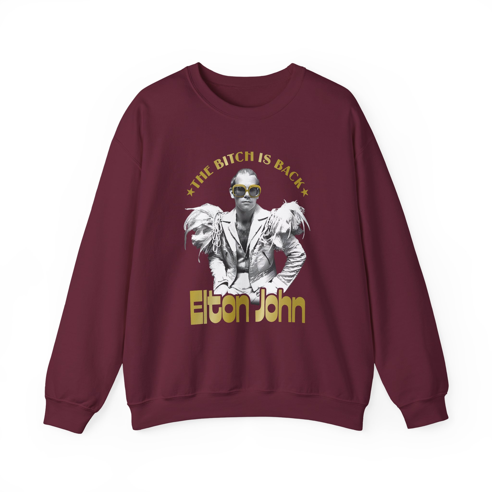 Ej Farewell Bitch is Back Foil Unisex Heavy Blend™ Crewneck Sweatshirt - Image 3