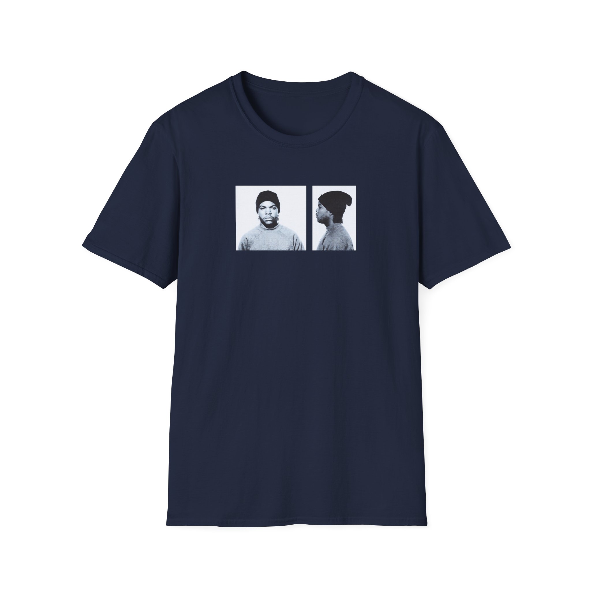 Ice Cube Mug Shot Unisex Softstyle T-Shirt - Image 25