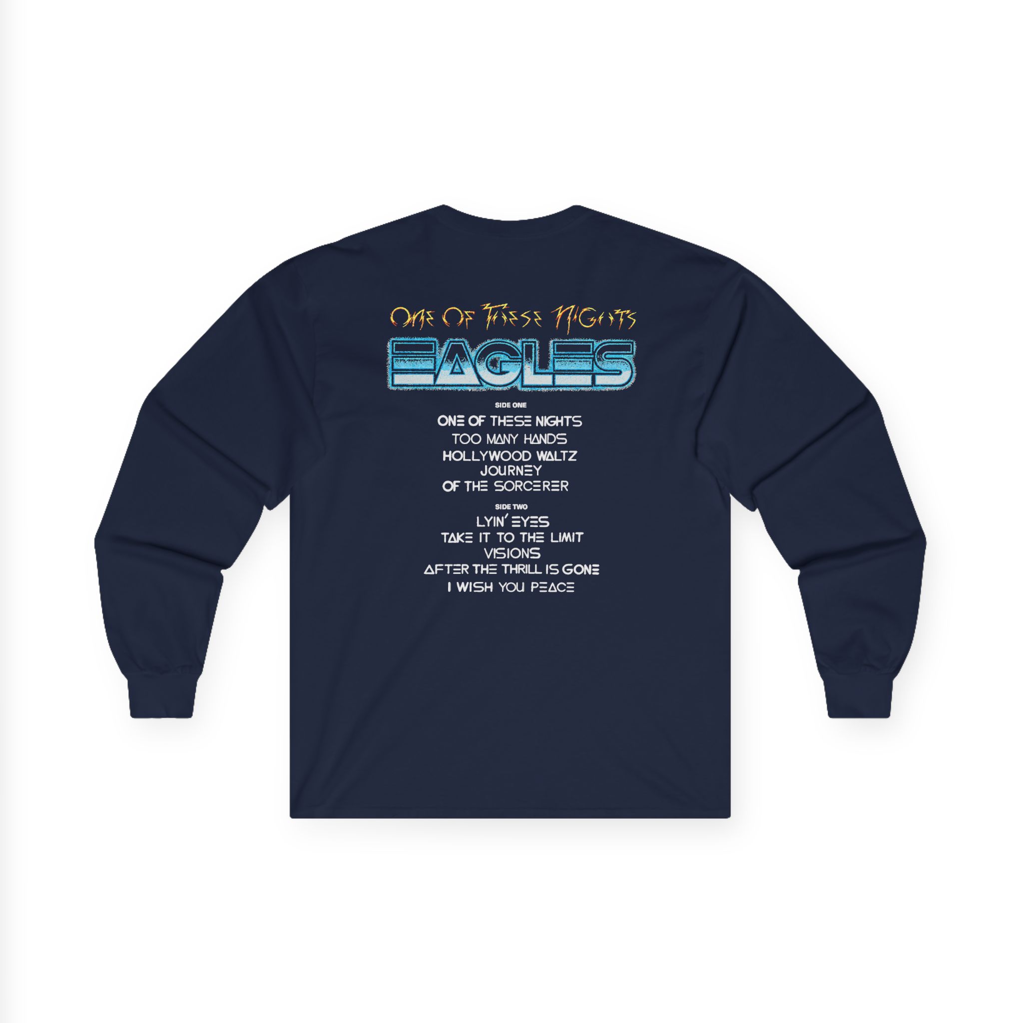 The Eagles One of These Nights Unisex Ultra Cotton Long Sleeve Tee - Image 4