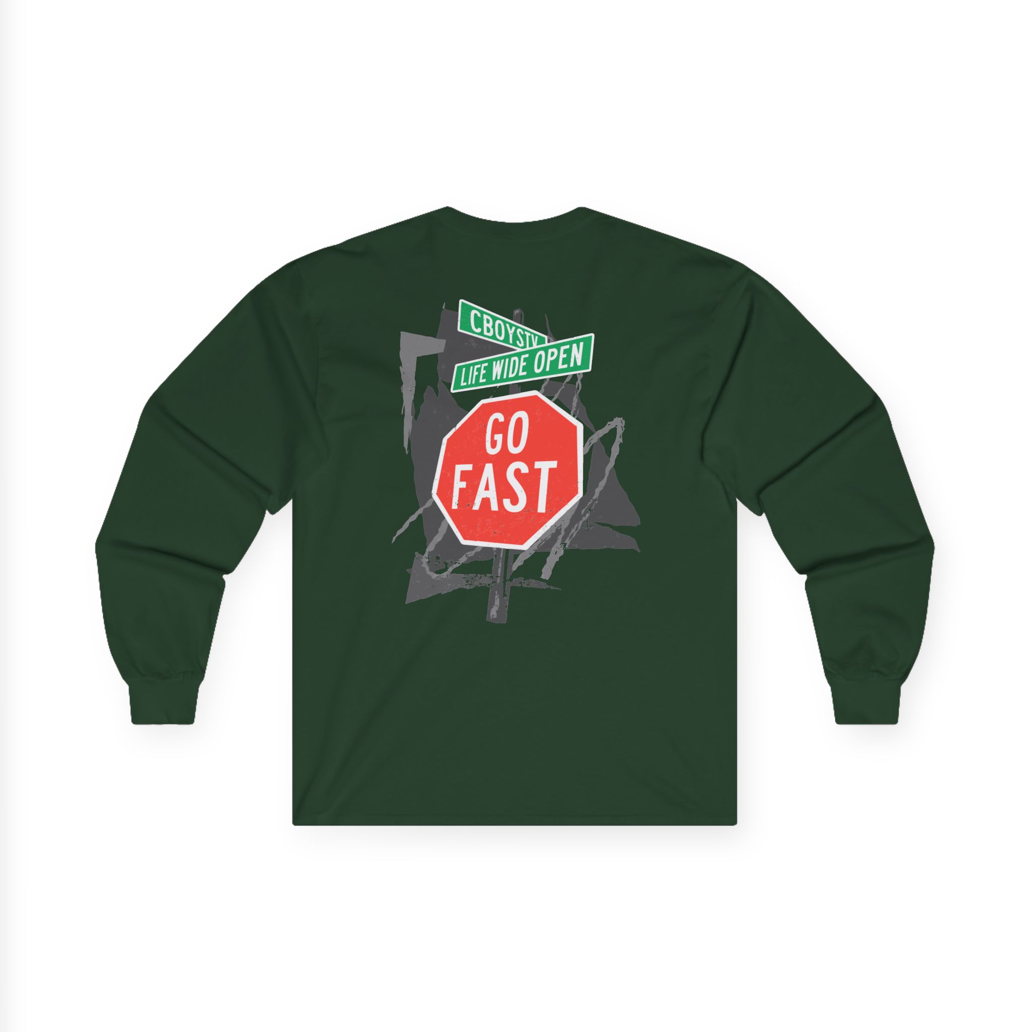 Cboystv Street Sign Unisex Ultra Cotton Long Sleeve Tee - Image 8