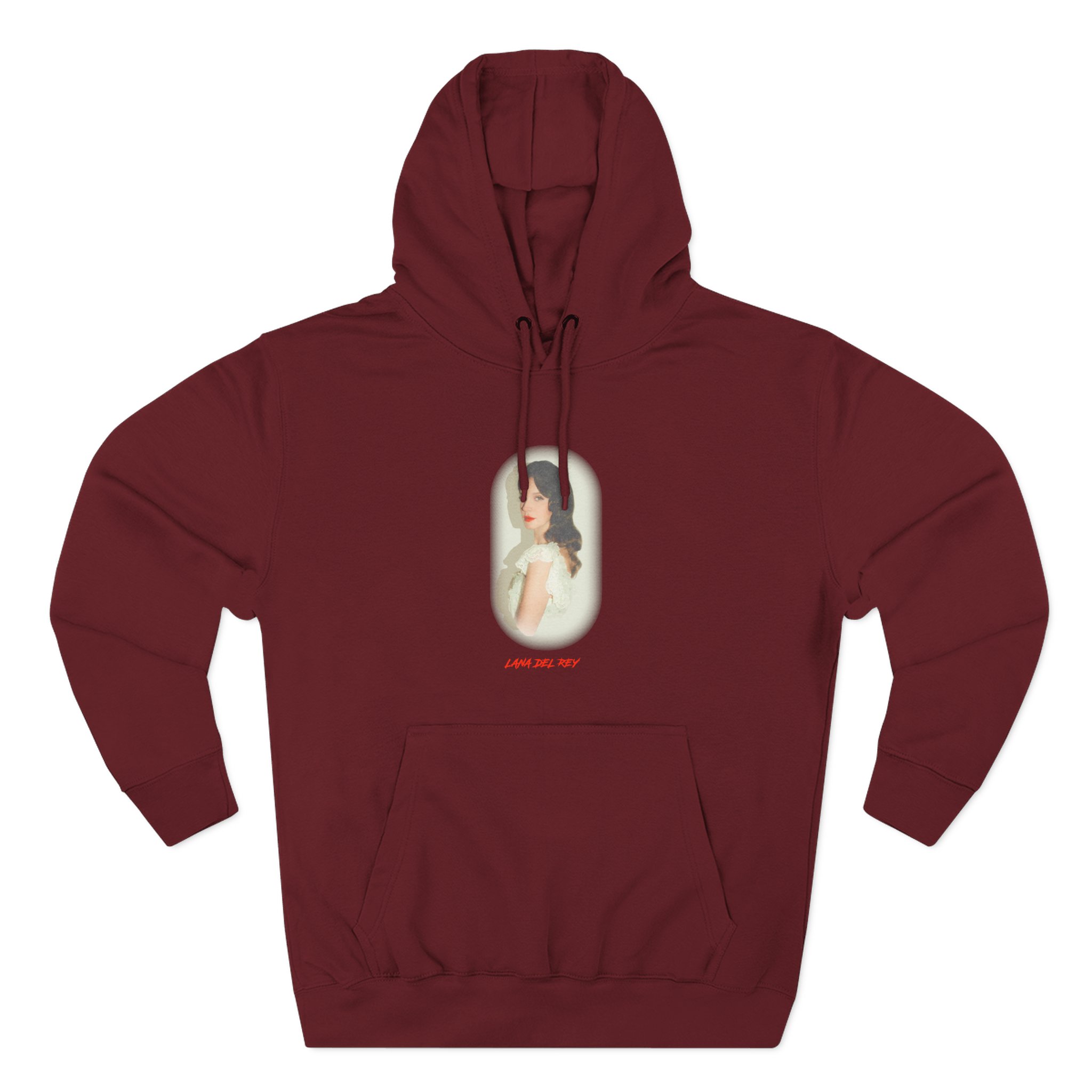 Lanadelrey Indio Portrait Three-Panel Fleece Hoodie - Image 13