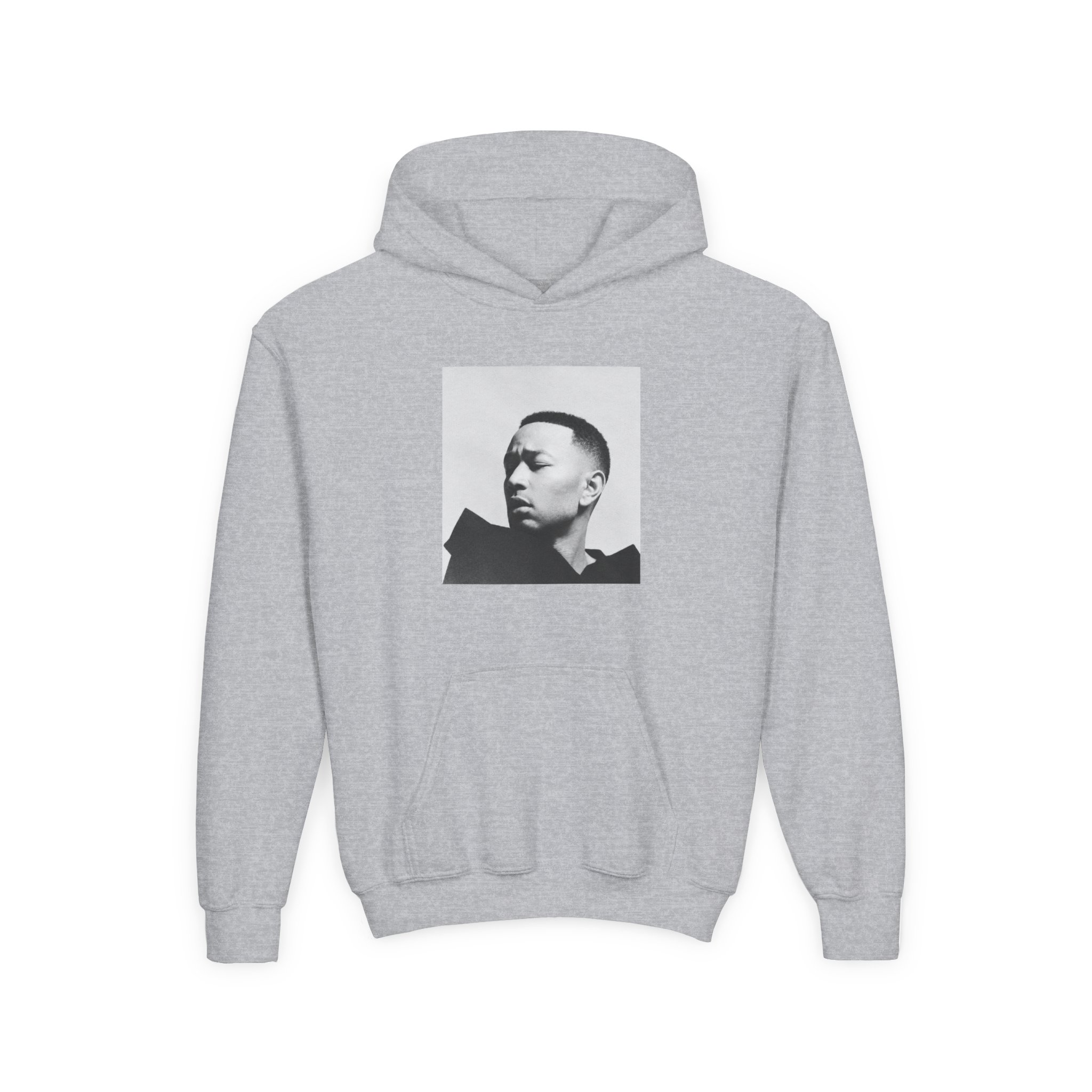 John Legend Darkness Lyrics Youth Heavy Blend Hooded Sweatshirt - Image 5