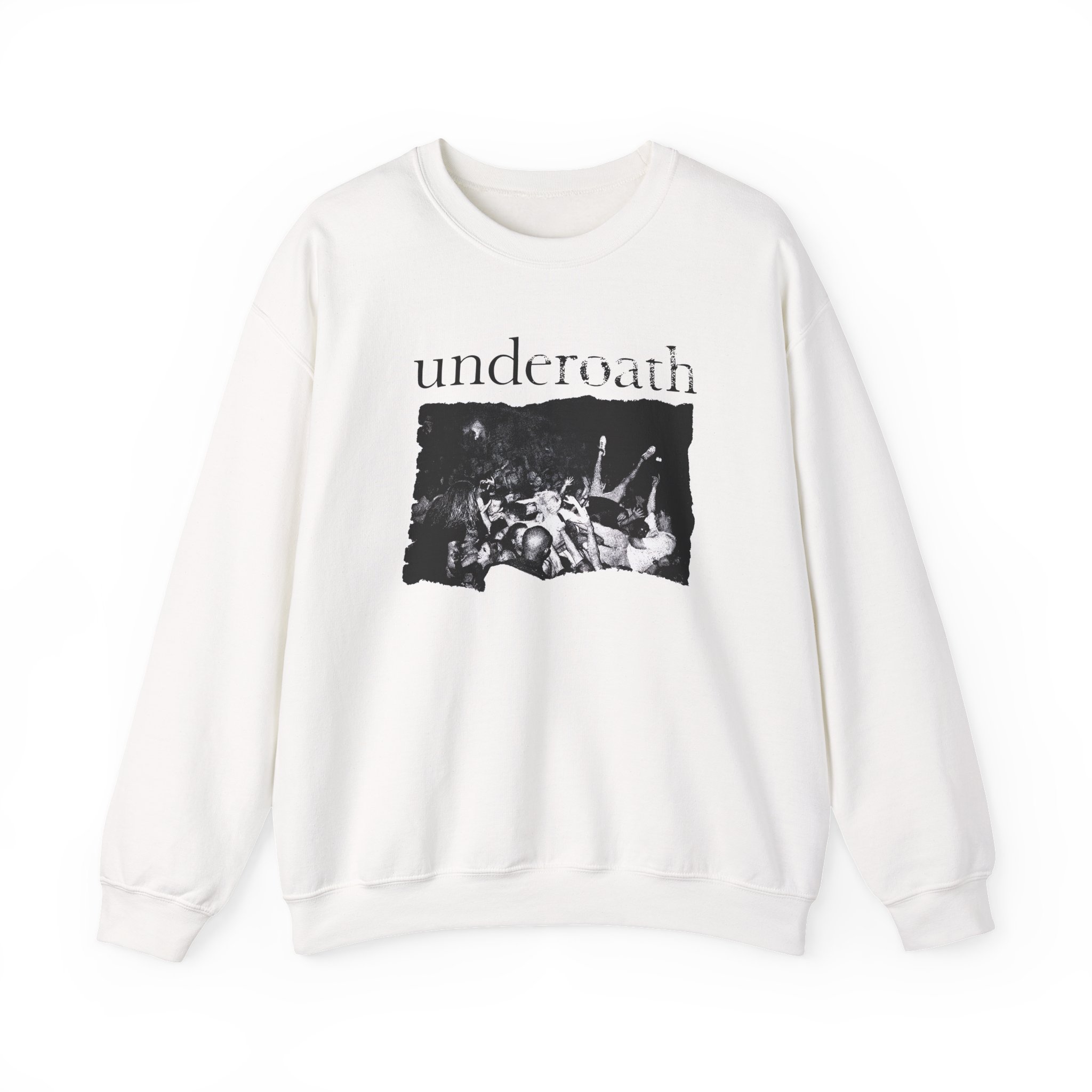 Underoath Generation TOCS Photo Tie Dye Unisex Heavy Blend™ Crewneck Sweatshirt