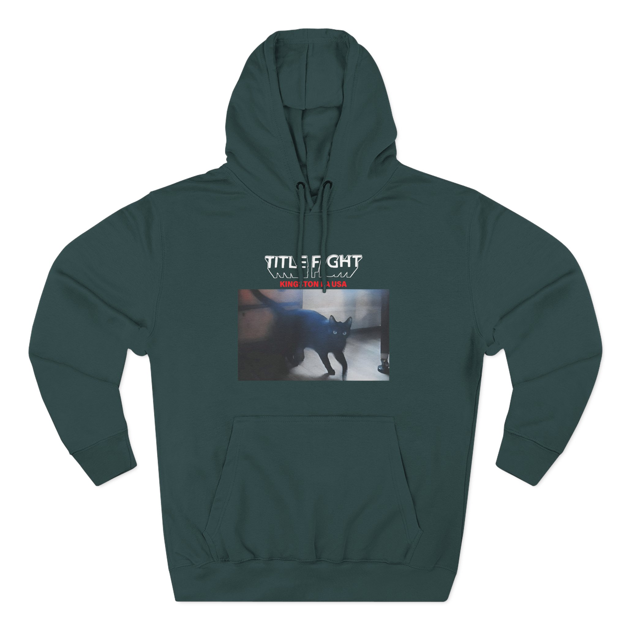 Cold Cuts Title Fight Kingston Cat Three-Panel Fleece Hoodie - Image 7