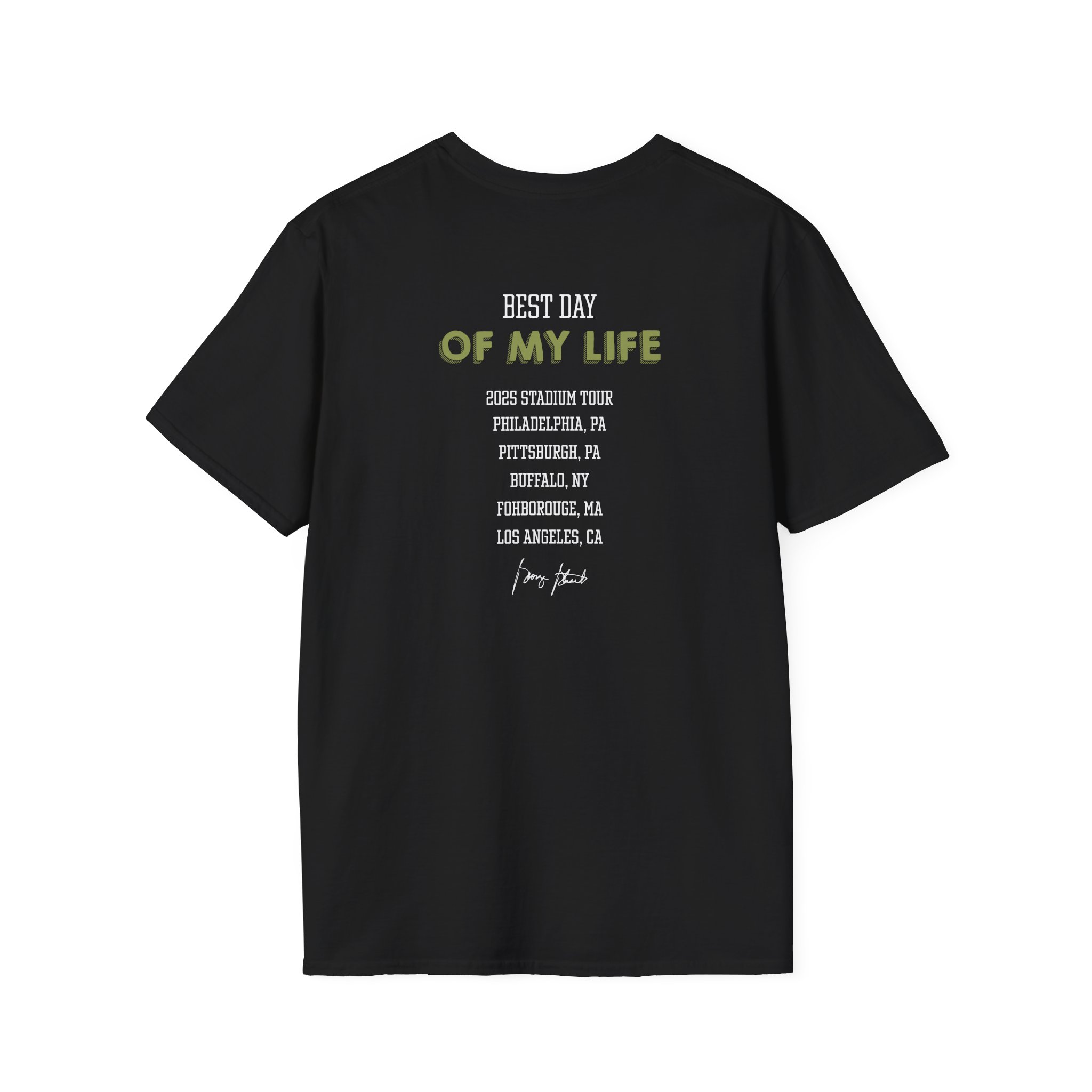 George Strait Best Day of My Life Unisex Softstyle T-Shirt - Image 2