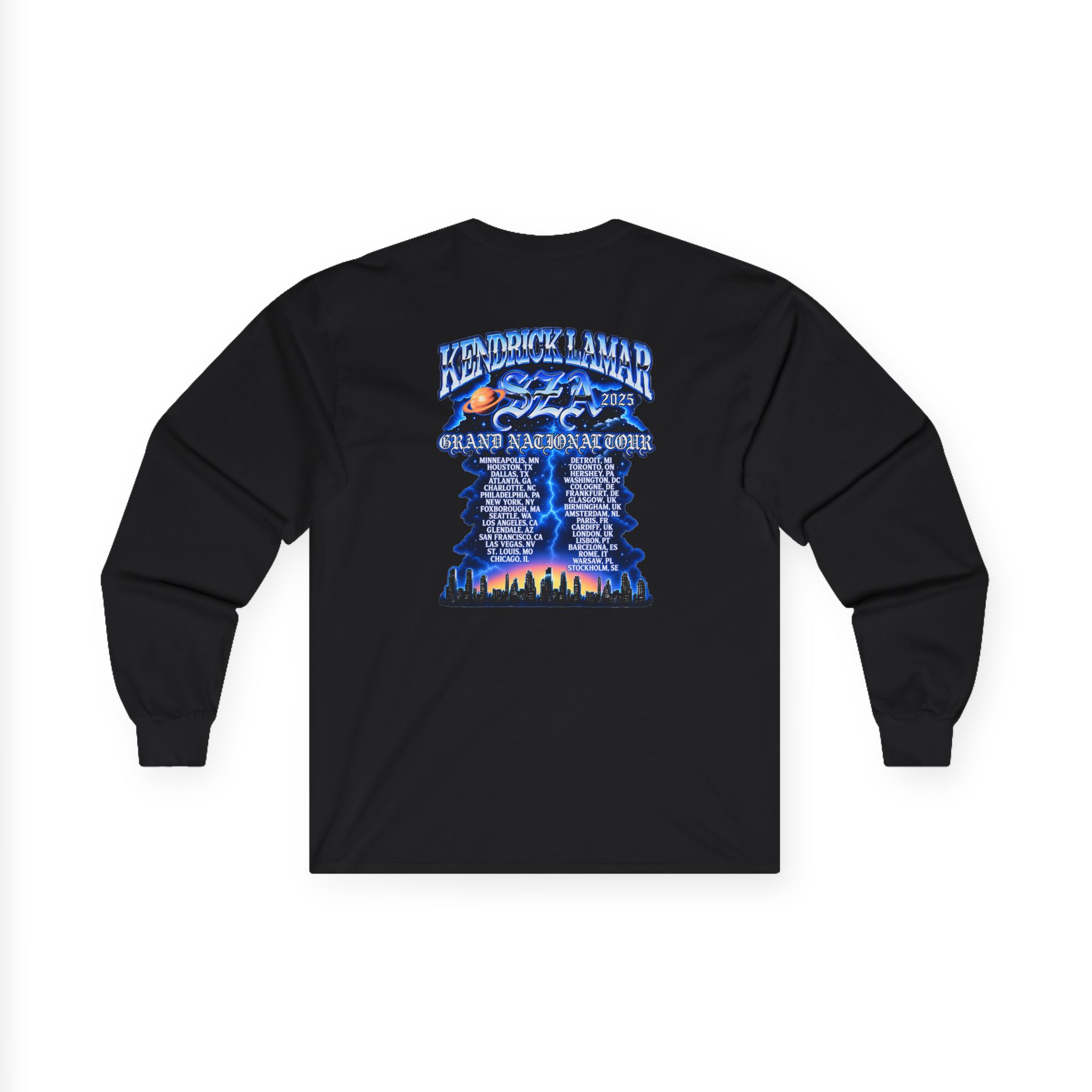 Sza Sos Gloria Grand National Tour Unisex Ultra Cotton Long Sleeve Tee - Image 2