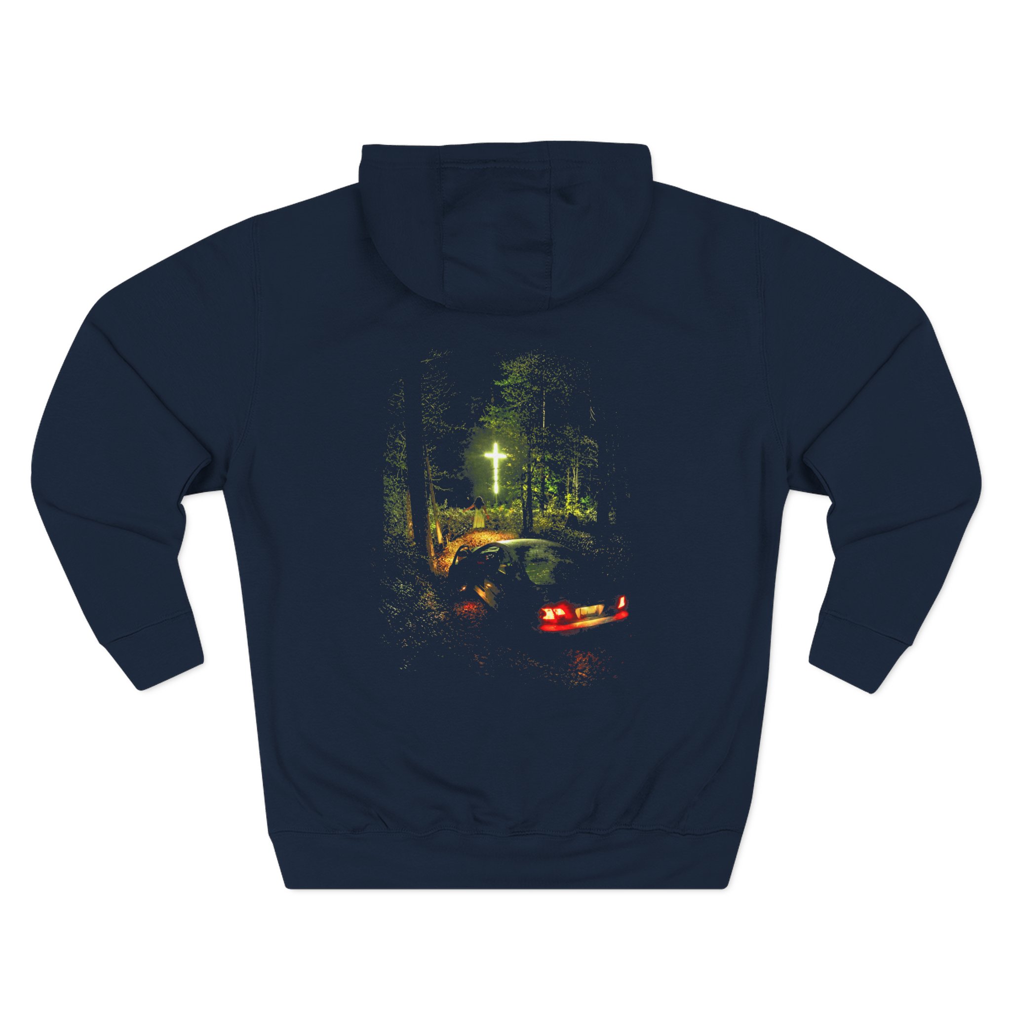 Knocked Loose Oldham Lights Three-Panel Fleece Hoodie - Image 4