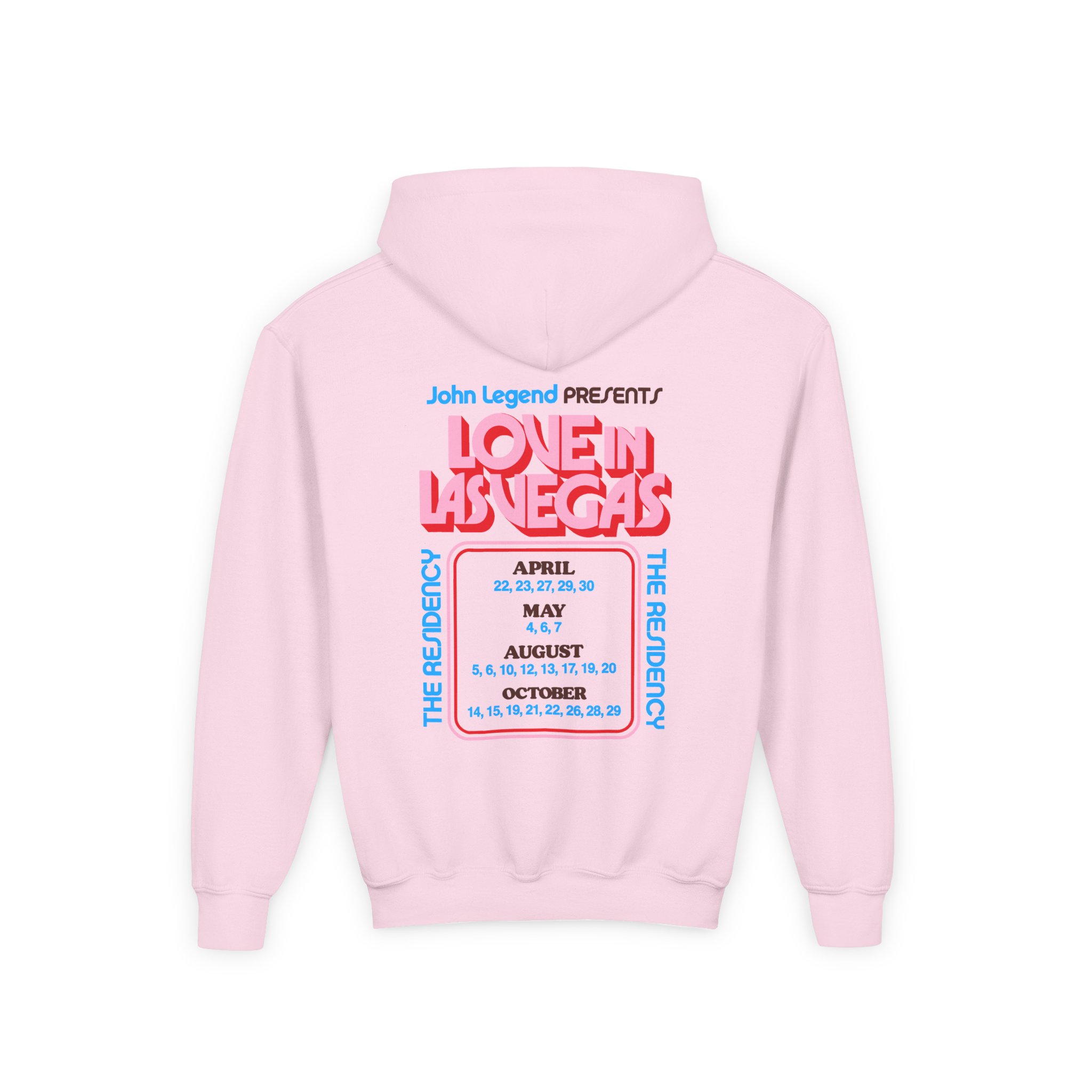 John Legend Love In Las Vegas Youth Heavy Blend Hooded Sweatshirt - Image 12