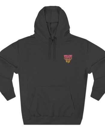 Violent Soho Blazin' Skull Gradient Three-Panel Fleece Hoodie