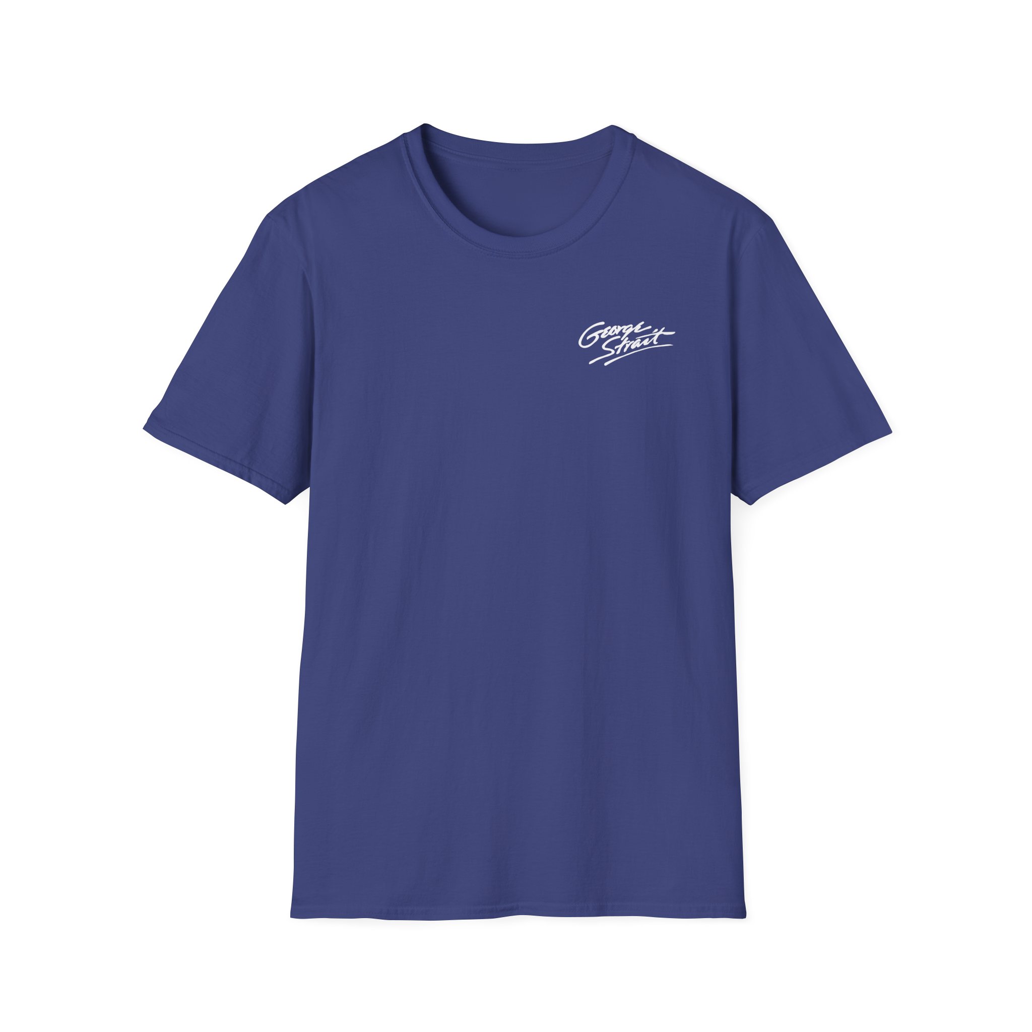 George Strait Satin Unisex Softstyle T-Shirt - Image 11