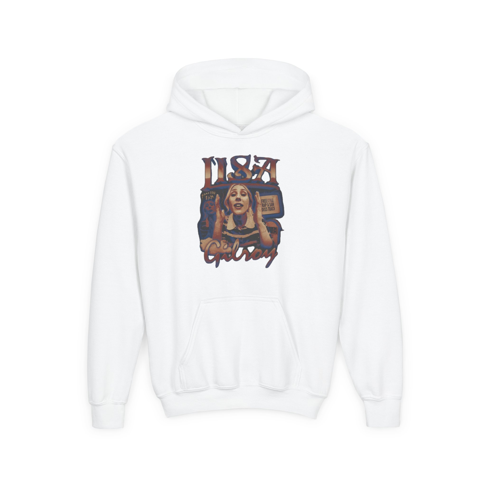 Dropout Lisa Gilroy Youth Heavy Blend Hooded Sweatshirt - Image 3