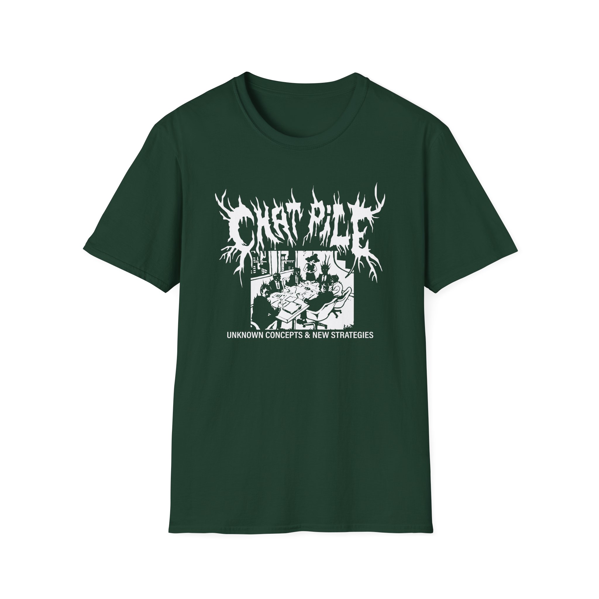 Chat Pile Show Poster Los Angeles Unisex Softstyle T-shirt - Image 9