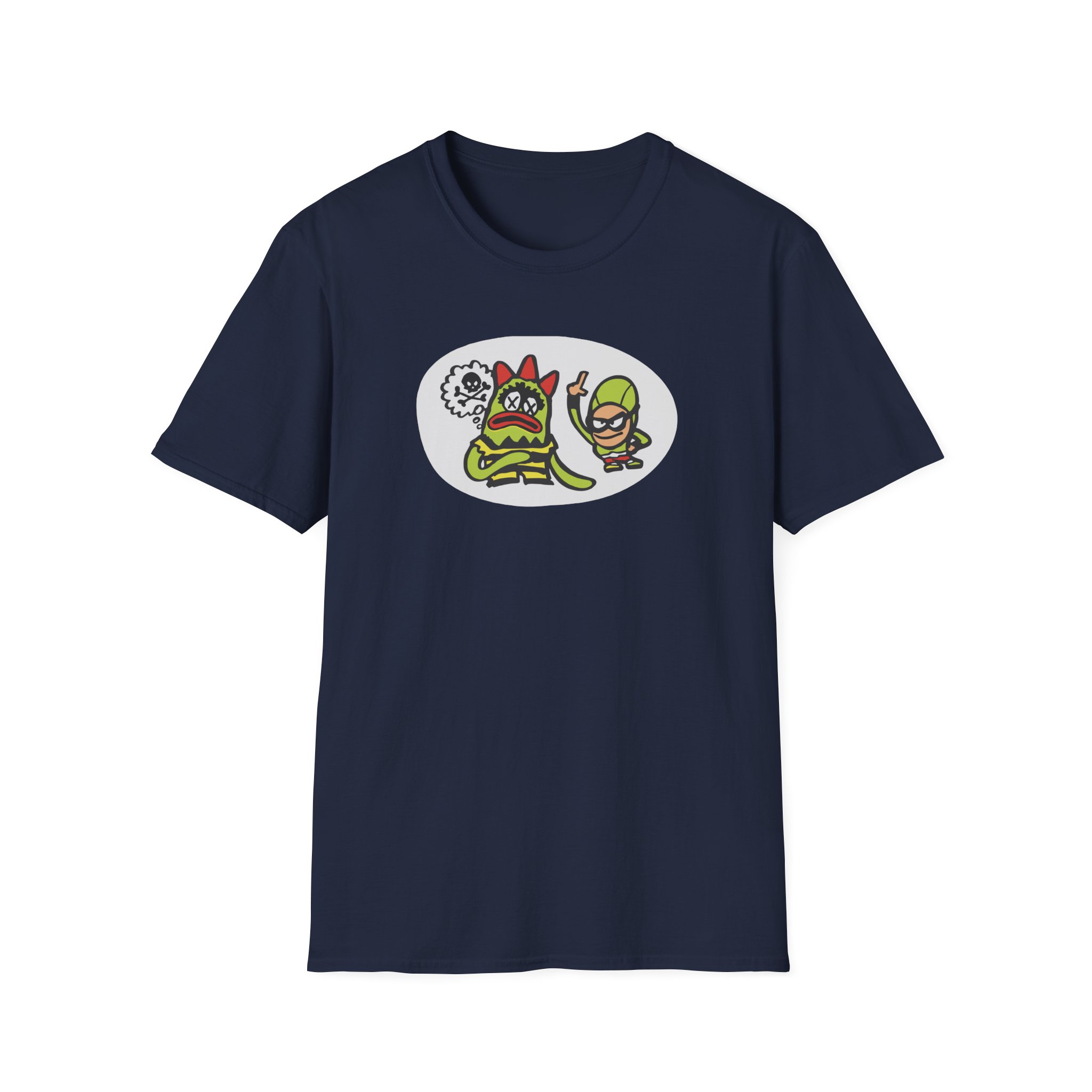 The Aquabats Bat Commander Unisex Softstyle T-Shirt - Image 25