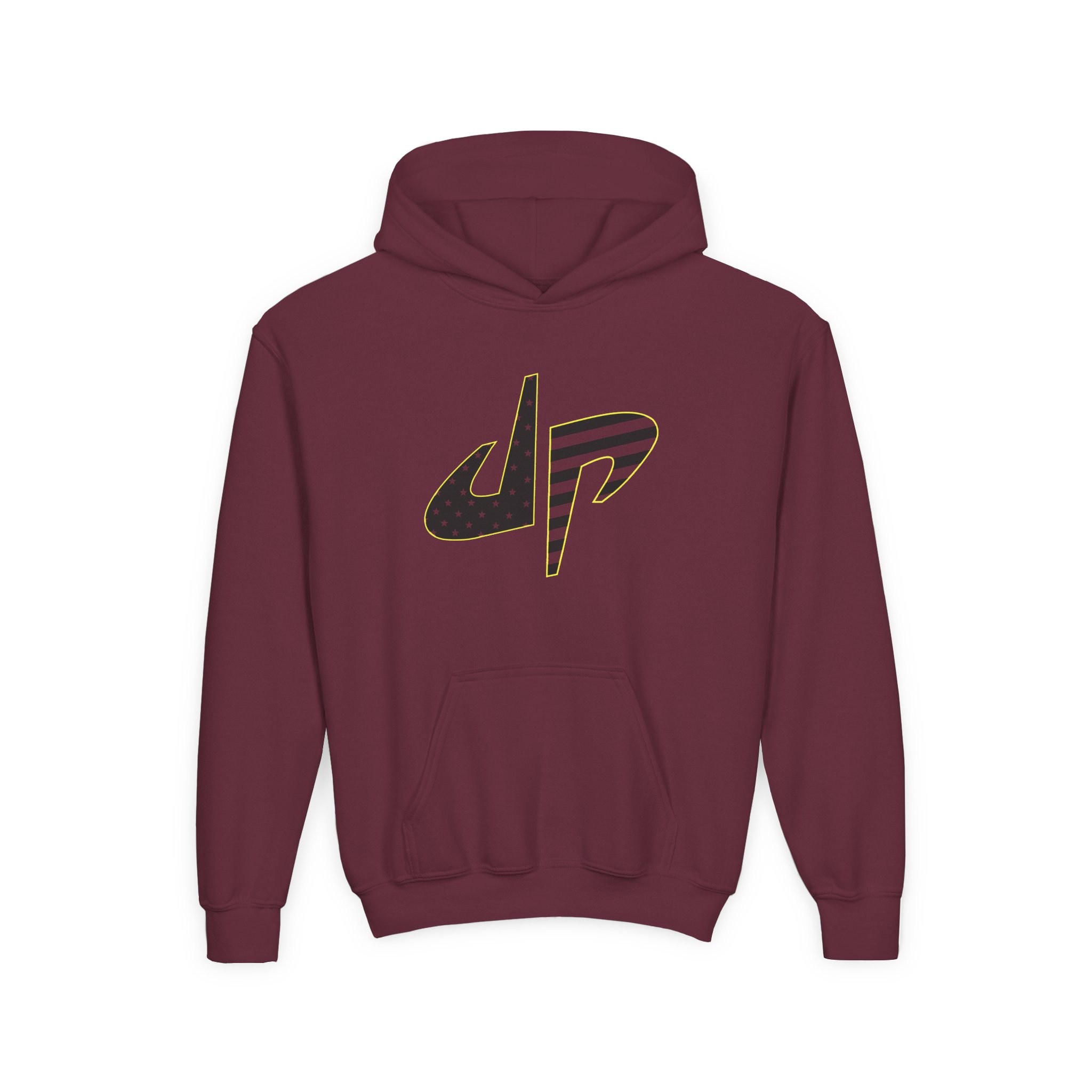 Dude Perfect Salute To Service Youth Heavy Blend Hooded Sweatshirt - Image 5