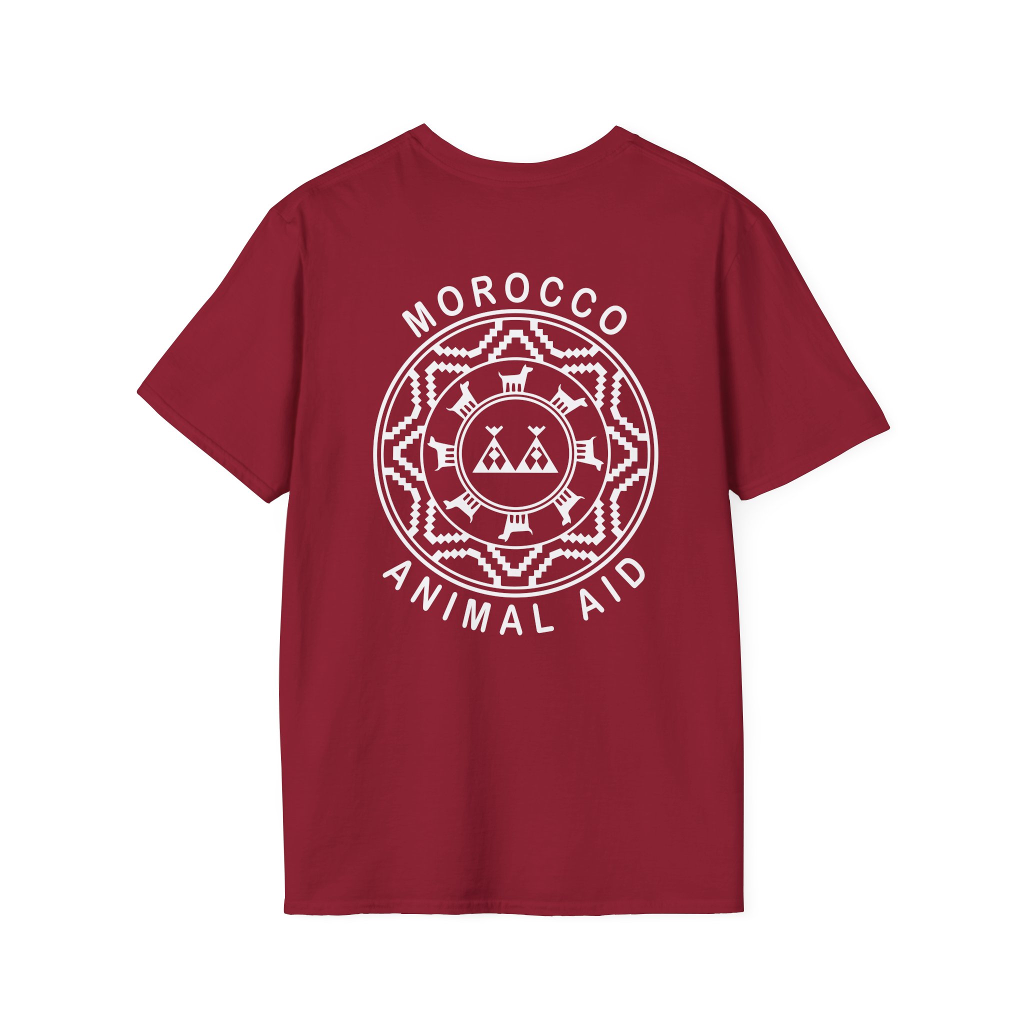 Kinging It Morocco Animal Aid Unisex Softstyle T-Shirt - Image 18