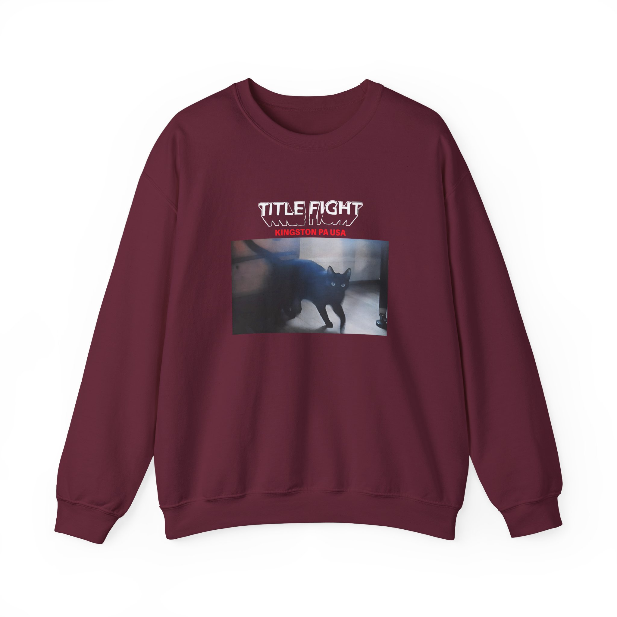 Cold Cuts Title Fight Kingston Cat Unisex Heavy Blend™ Crewneck Sweatshirt - Image 3