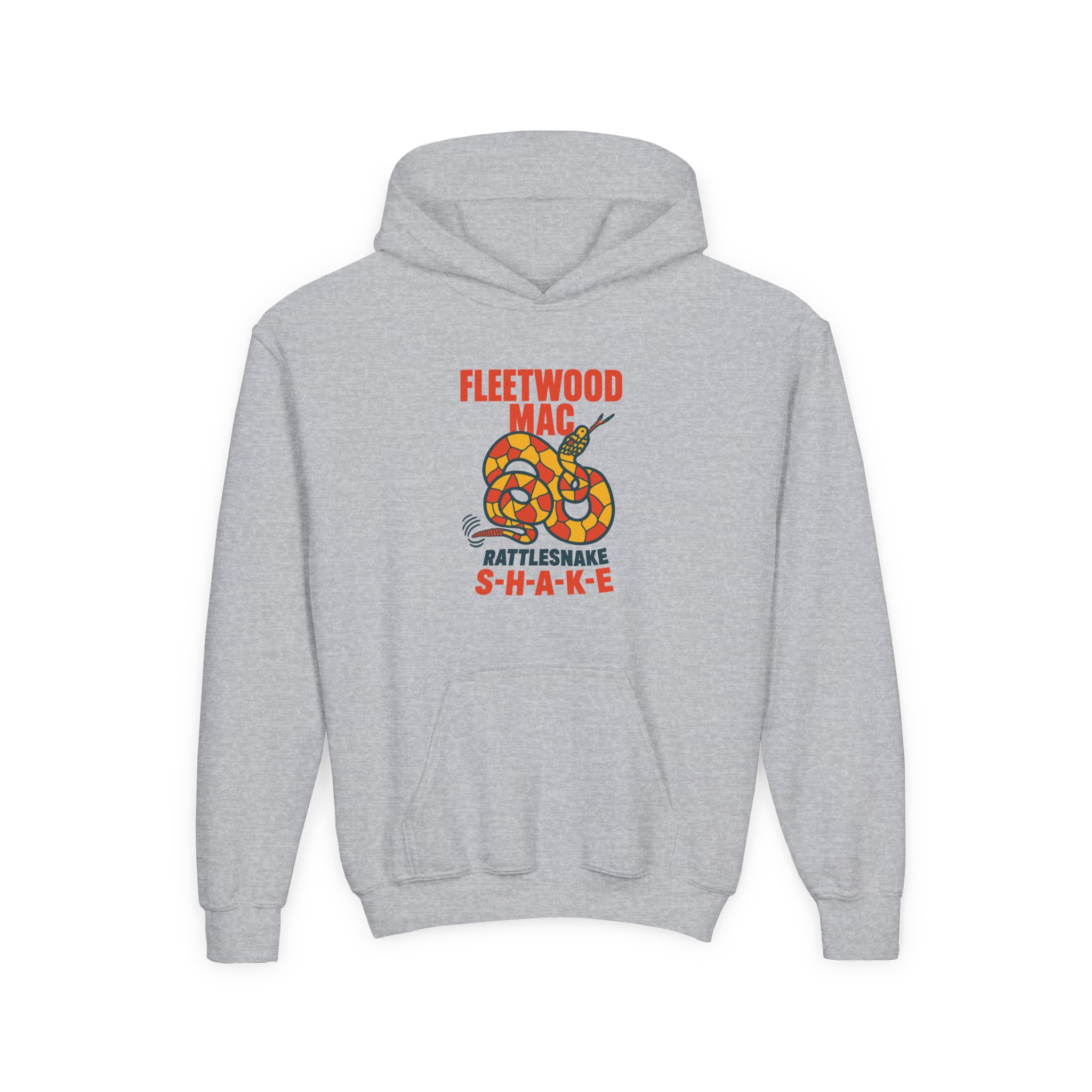 Fleetwood Mac Rattlesnake Shake Youth Heavy Blend Hooded Sweatshirt - Image 3