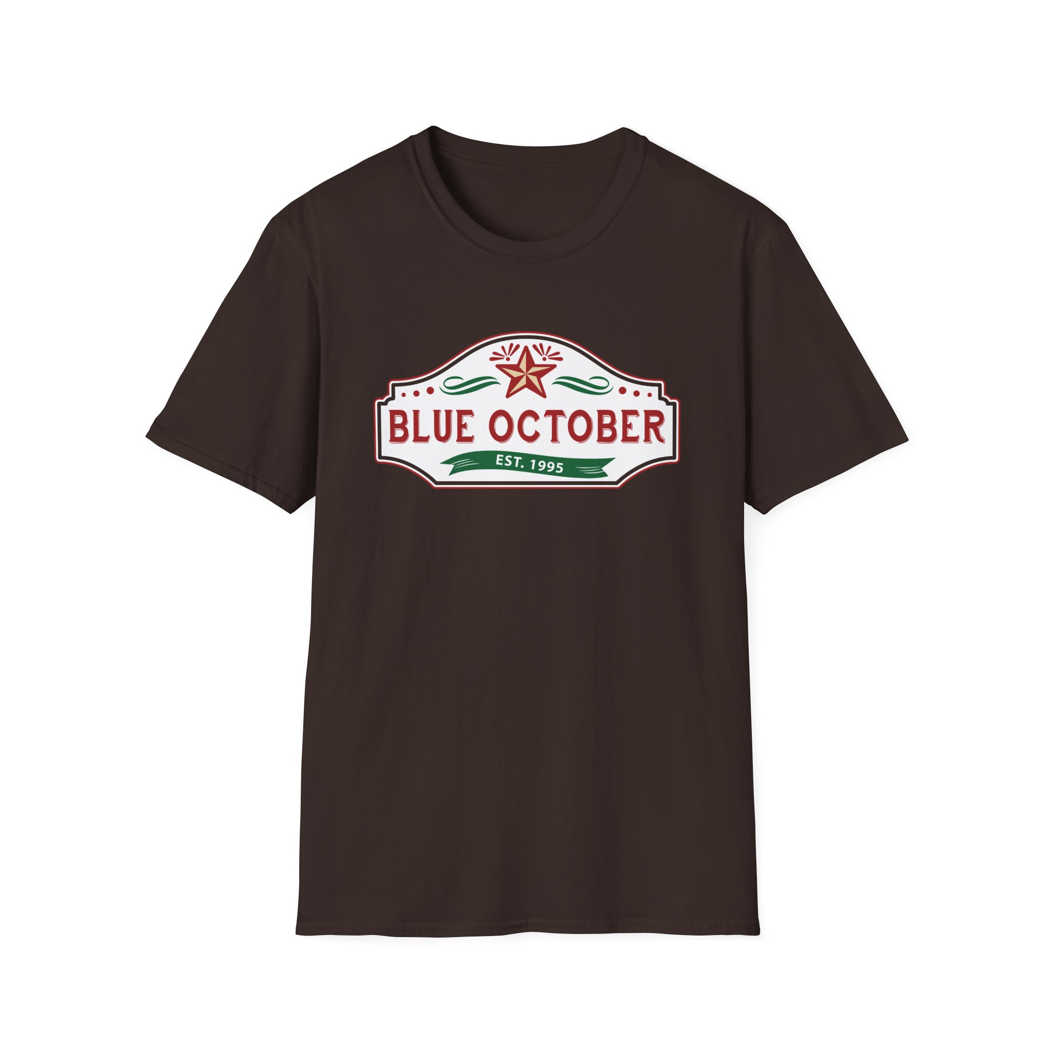 Blue October Est 1995 Unisex Softstyle T-Shirt - Image 3
