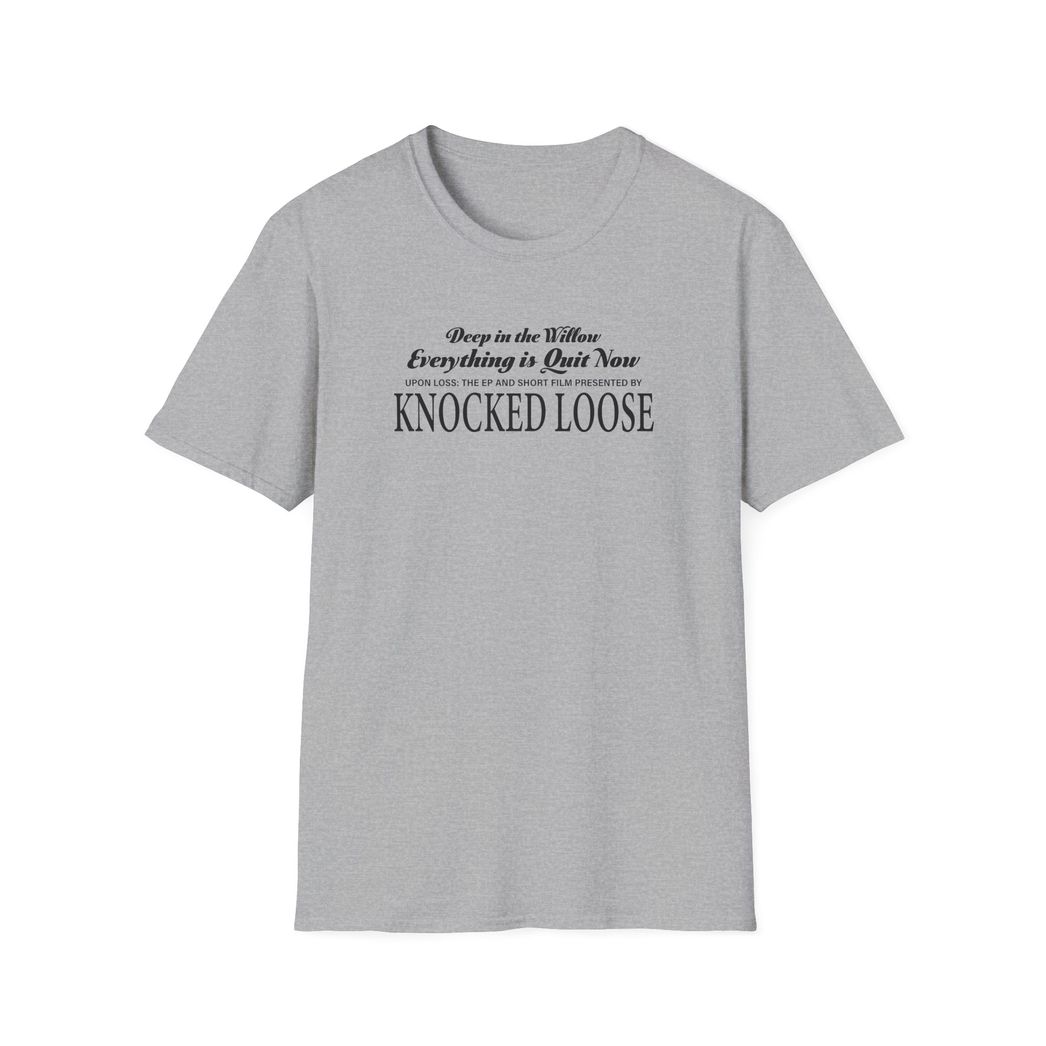 Knocked Loose Quiet Now Unisex Softstyle T-shirt - Image 9