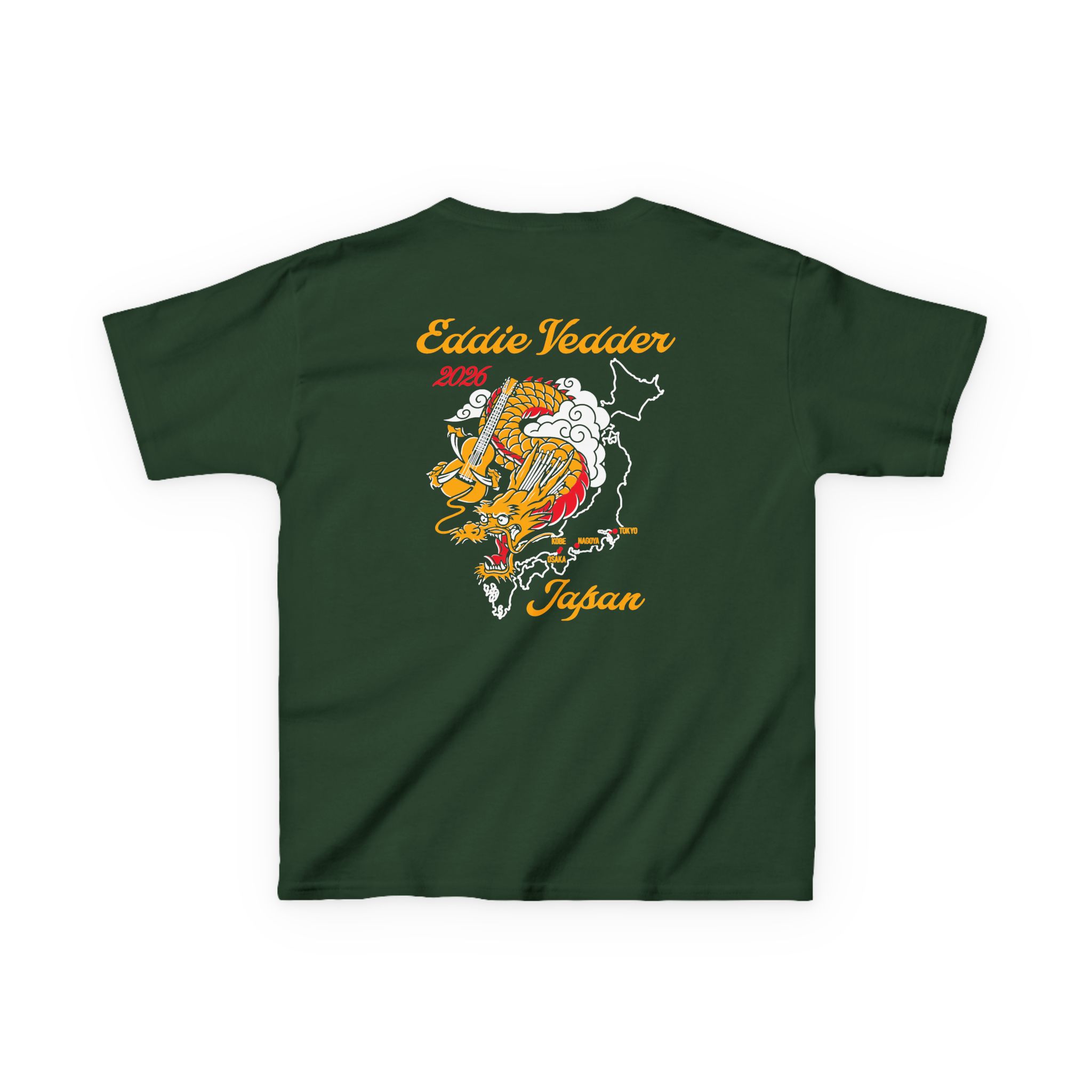 Eddie Vedder 2026 Tokyo Japan Kids Heavy Cotton™ Tee - Image 4