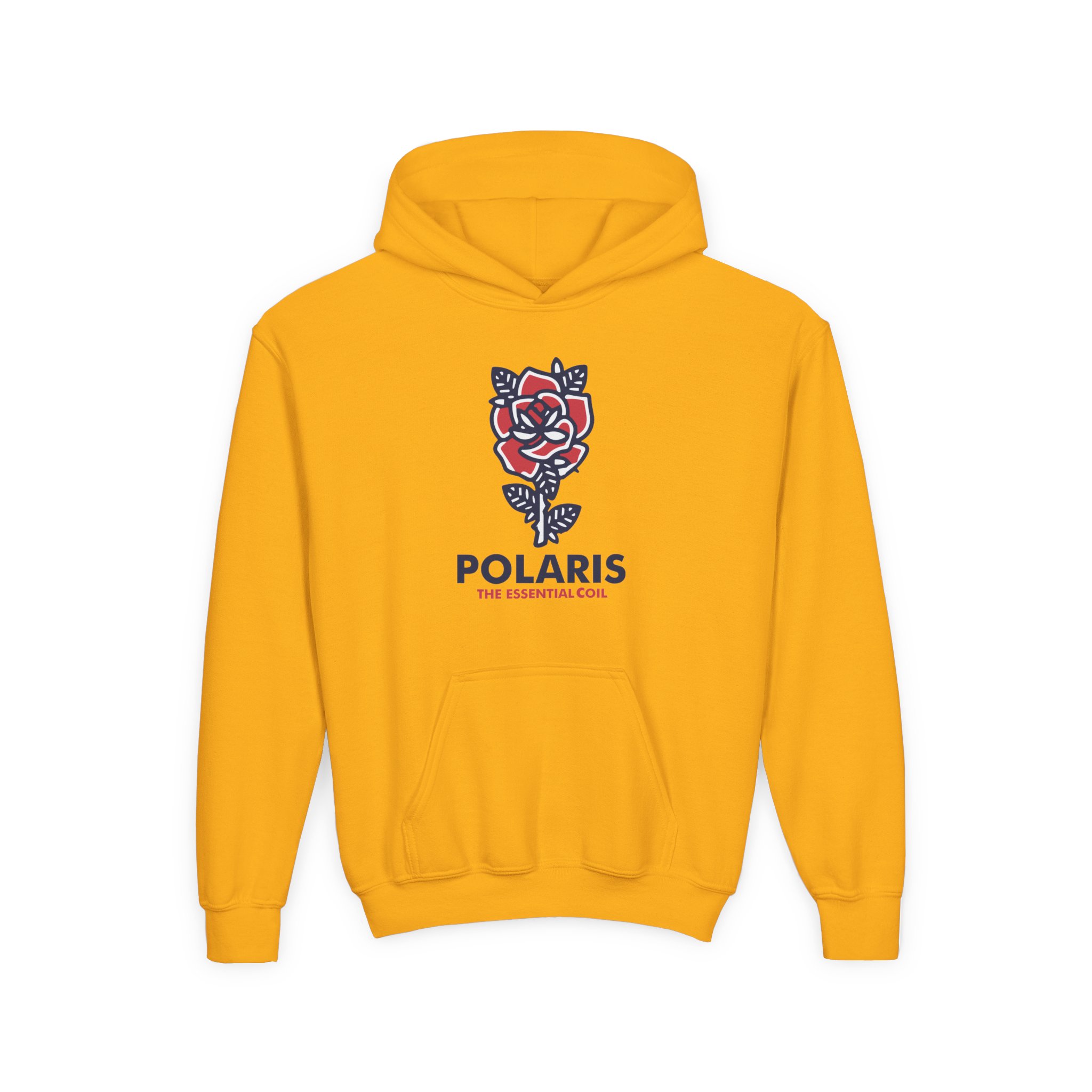 Polaris Rose Youth Heavy Blend Hooded Sweatshirt - Image 5