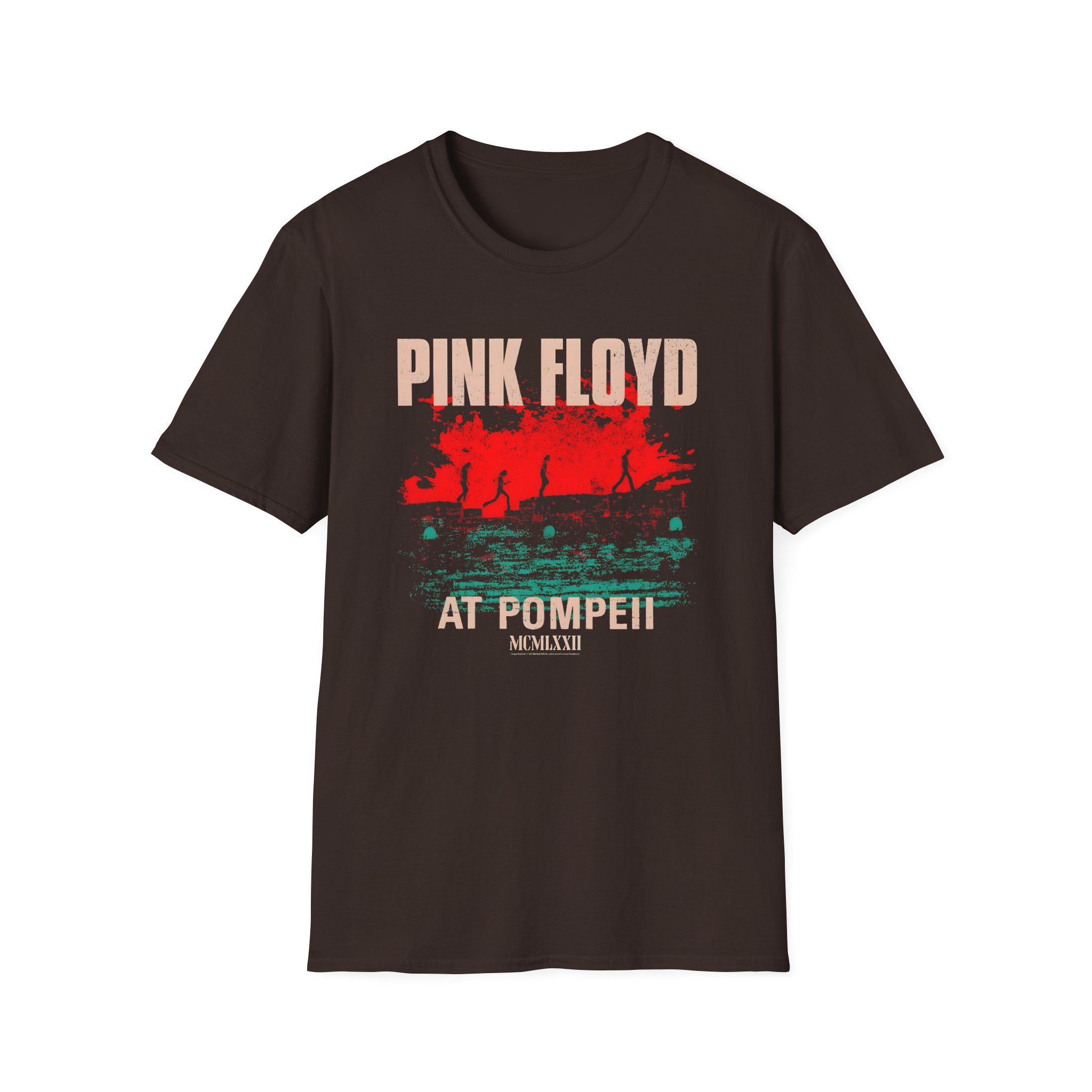 Pink Floyd At Pompeii Unisex Softstyle T-shirt - Image 3