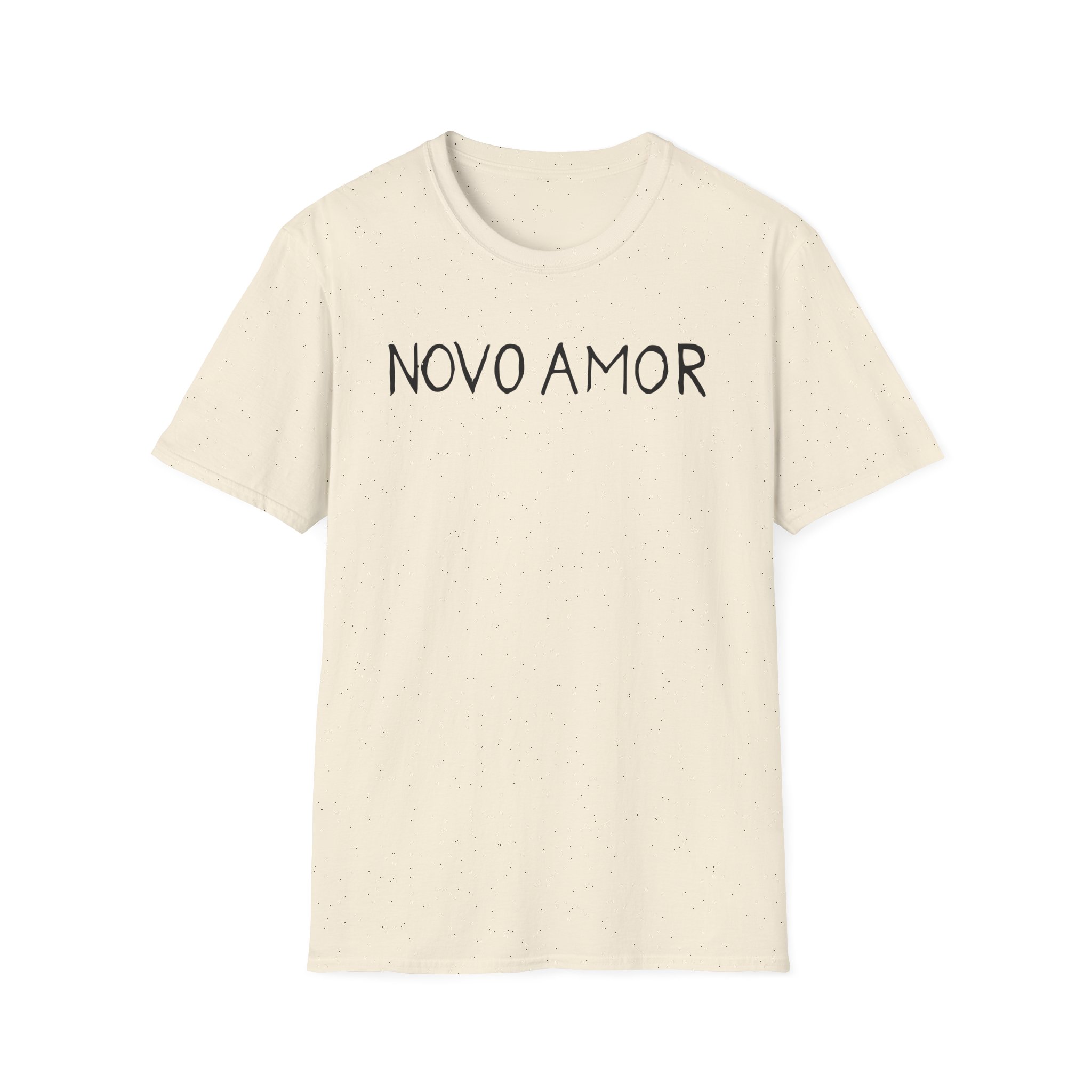 Novo Amor Text Unisex Softstyle T-Shirt - Image 7