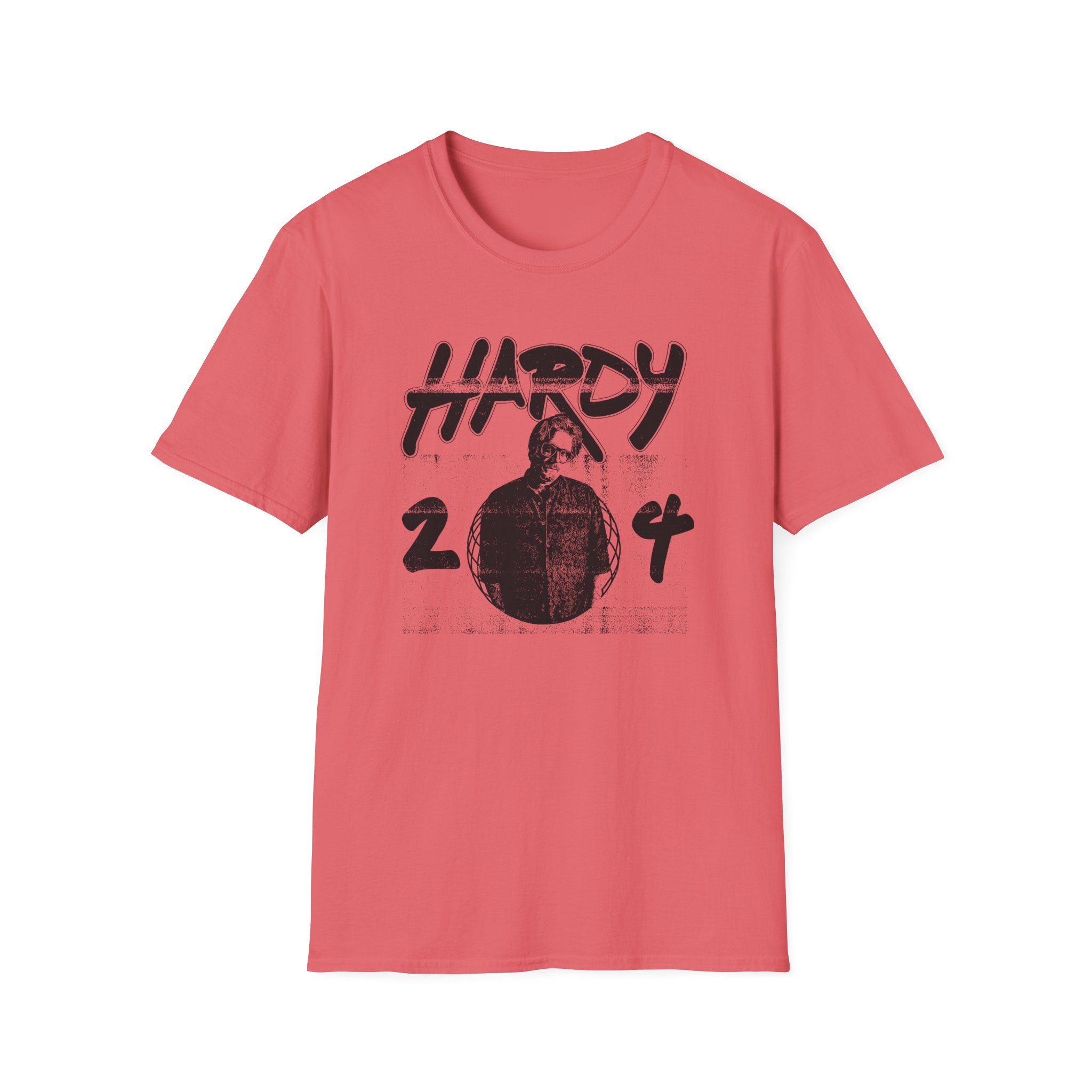 Hd Orange Record Unisex Softstyle T-Shirt - Image 5