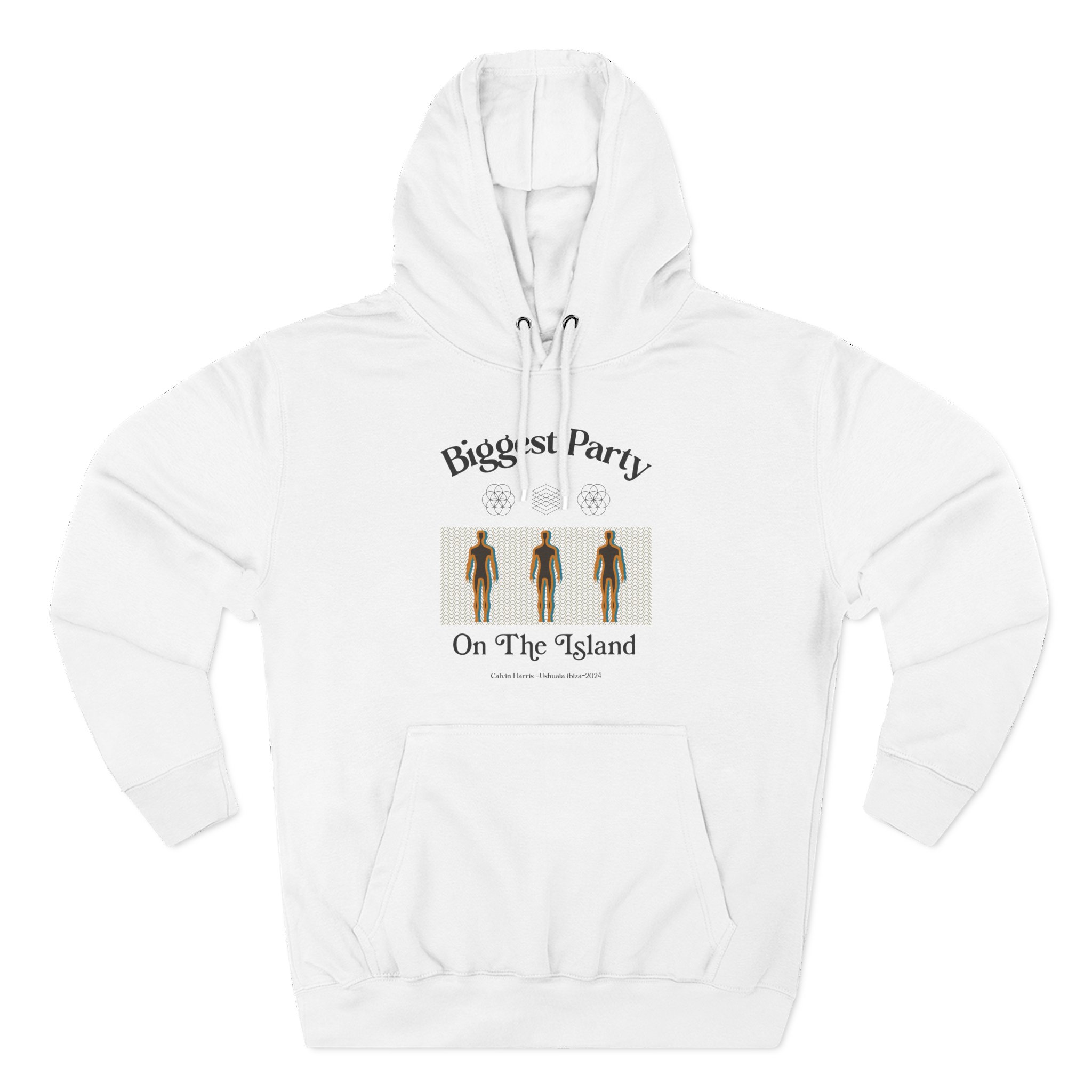 Calvin Harris Ushuaia Higher Island Party Three-Panel Fleece Hoodie
